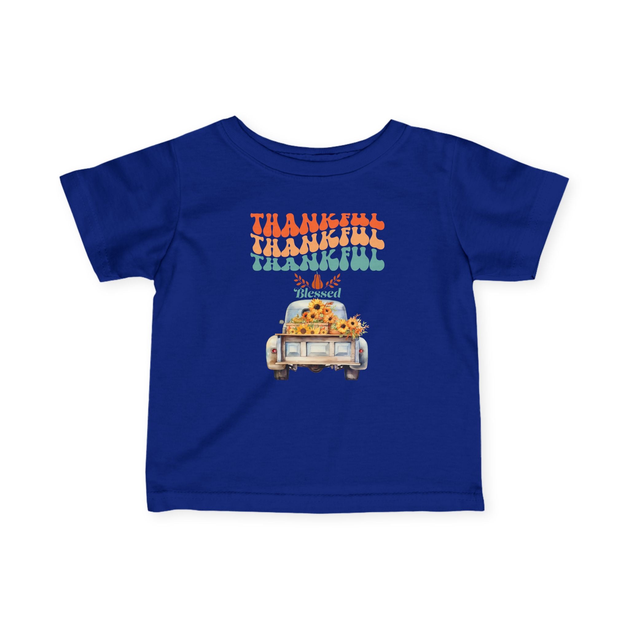 Thankful Infant T-Shirt, Cute Baby Tee, Thanksgiving Outfit, Fall Baby Clothing, Holiday Gift for Infants, Seasonal Wear