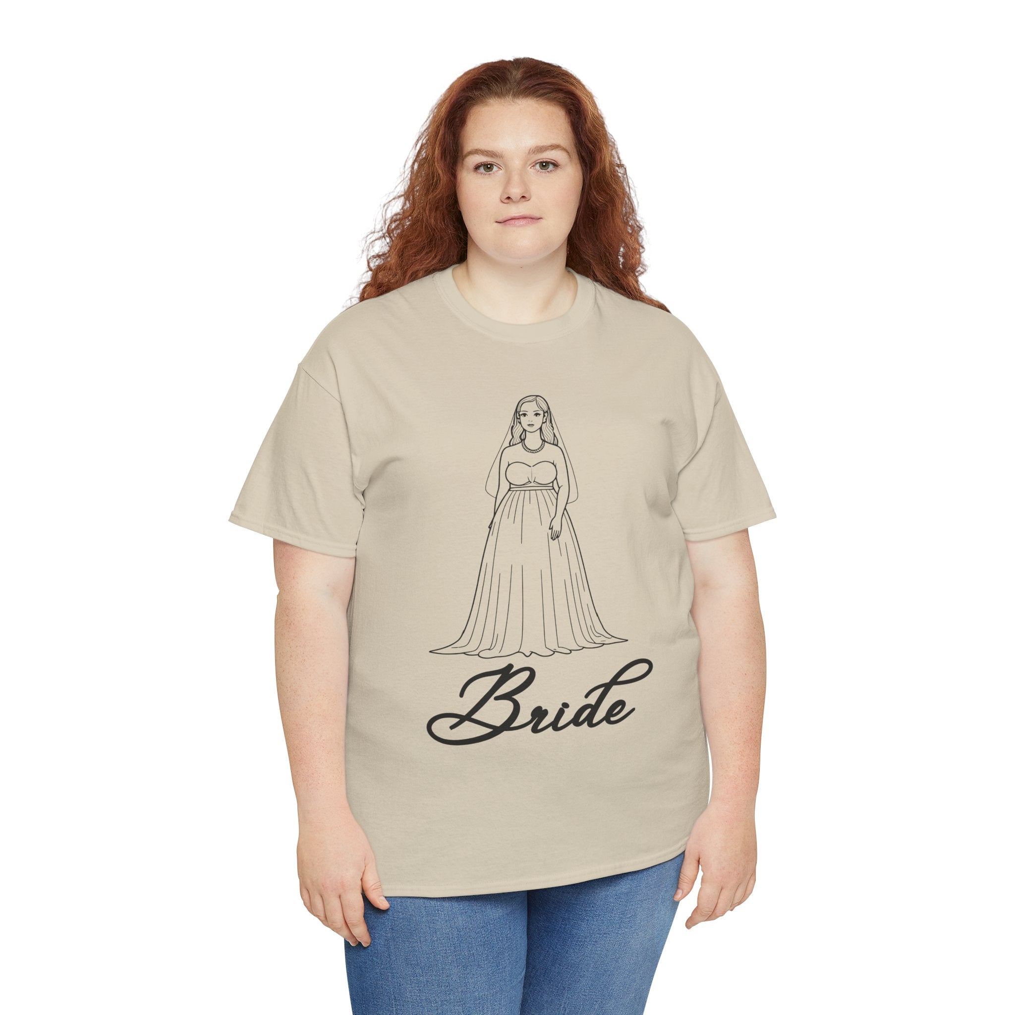 Bride Graphic Tee, Wedding Gift Shirt, Bridal Party Outfit, Engagement Celebration Top, Funny Bride Apparel, Unisex Heavy Cotton Tee