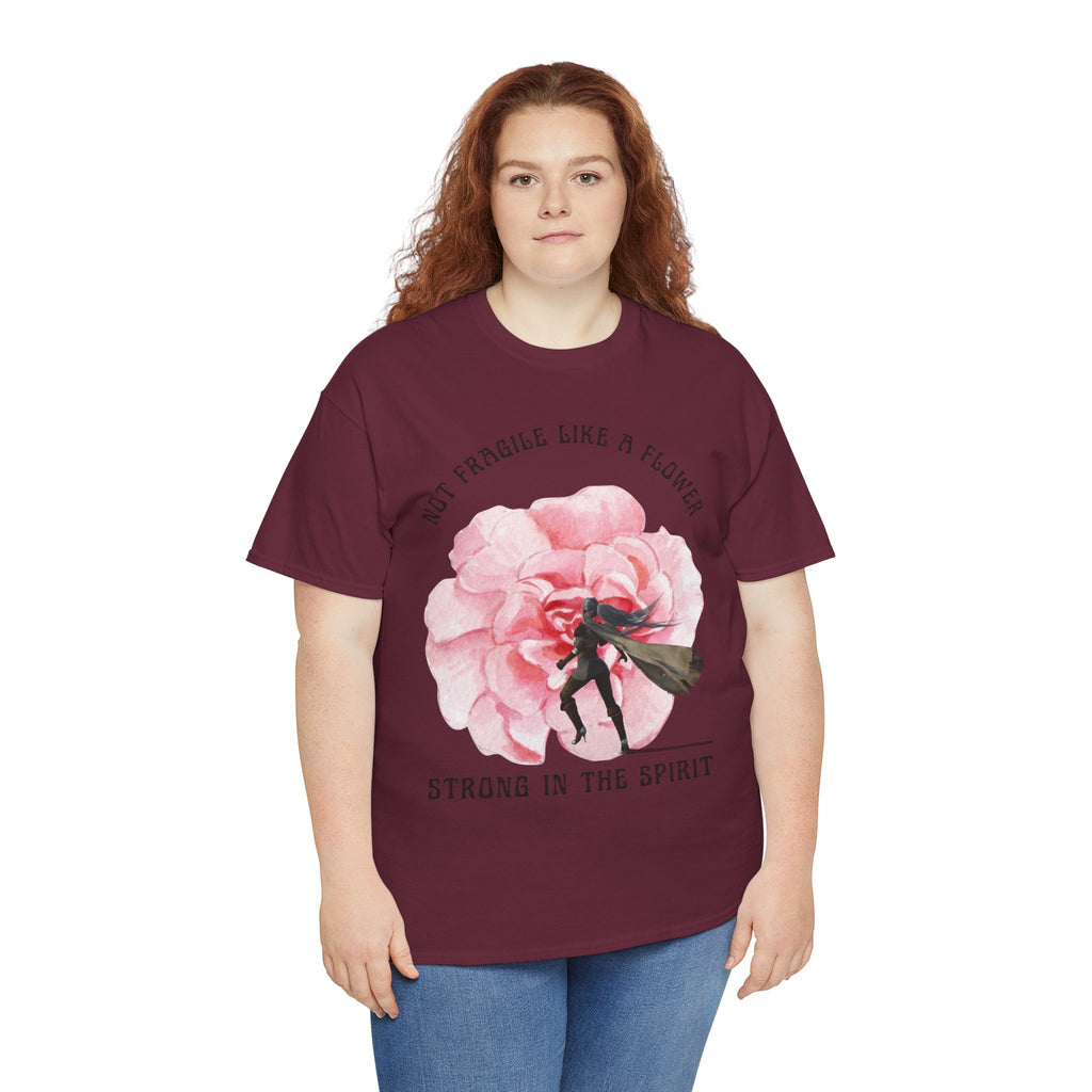 Floral Empowerment Tee, Not Fragile Like a Flower, Strong in the Spirit Shirt, Inspirational Unisex T-Shirt, Gift for Women, [...]