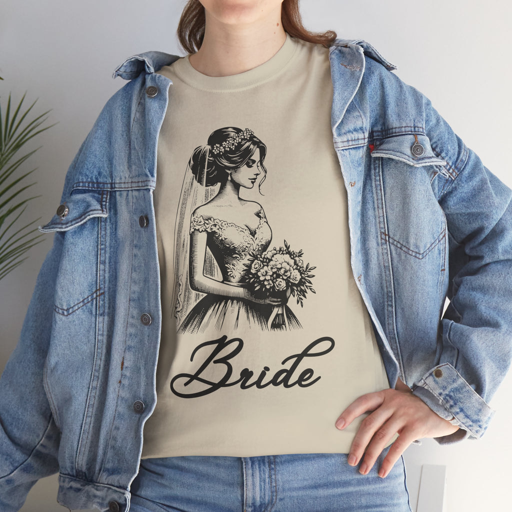 Bride Graphic Tee, Wedding Gift T-Shirt, Bridal Party Apparel, Engagement Celebration Shirt, Bride-to-Be Outfit