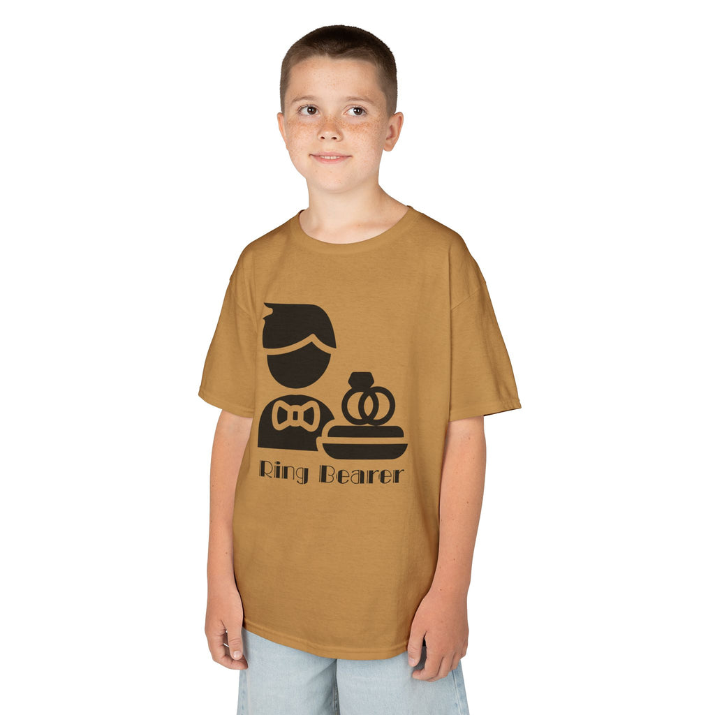 Kids Ring Bearer Tee - Perfect for Weddings, Flower Girl Outfits, Cute Kid’s Apparel, Wedding Party Shirts, Kids Event T-Shirt