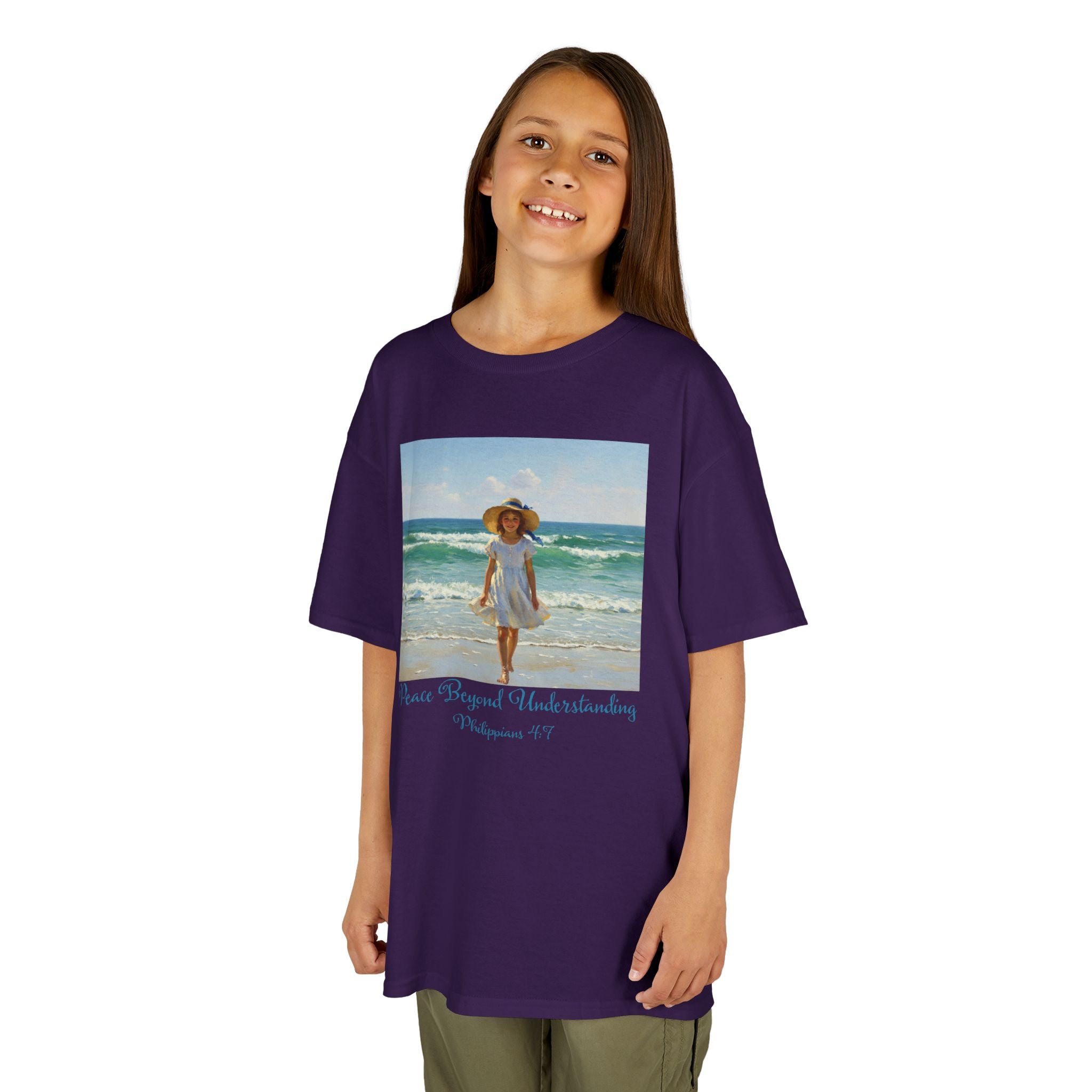 Whimsical Beach Fun Kids Tee, Summer Shirt, Beach Day Tee, Vacation Outfit, Cute Kids Clothing