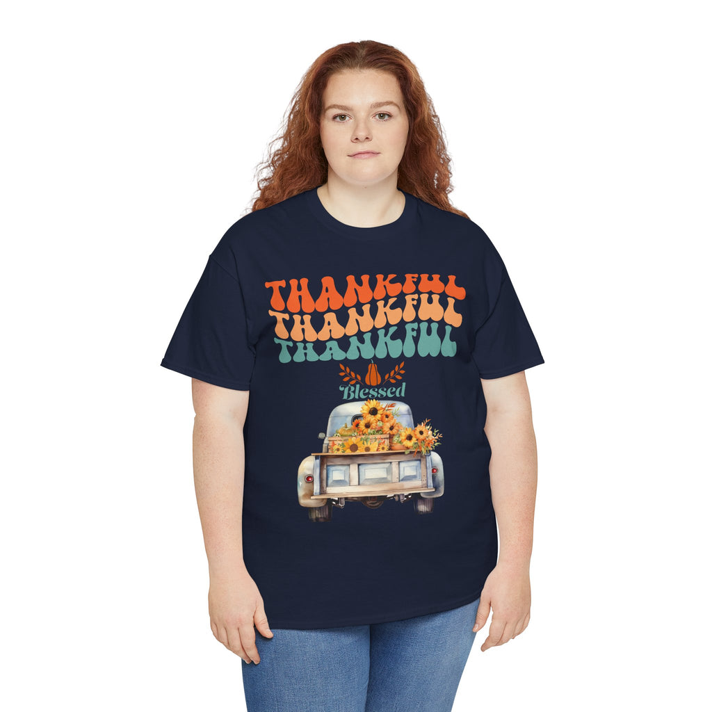 Thankful Vibes Unisex Tee - Perfect for Thanksgiving, Gratitude, Casual Wear, Gifts, Summer Days