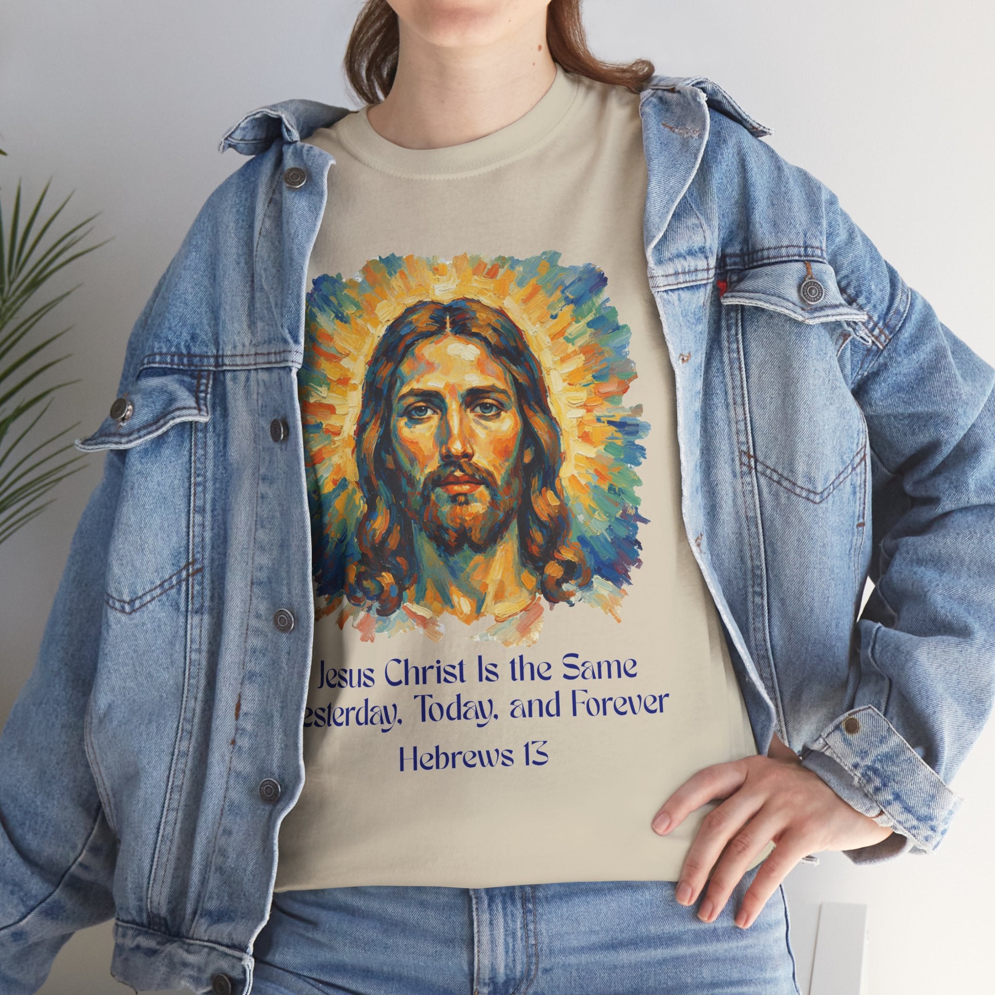 Jesus Portrait – Van Gogh Inspired Style Religious Inspirational Tee - Jesus Christ Design, Faith Shirt, Christian Clothing, Birthday Gift, Everyday Wear