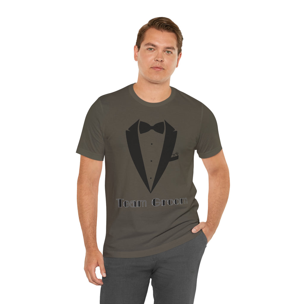 Team Groom Wedding T-Shirt, Perfect for Groomsmen, Bachelor Party, Wedding Events, Groom Attire, Engagement Celebration