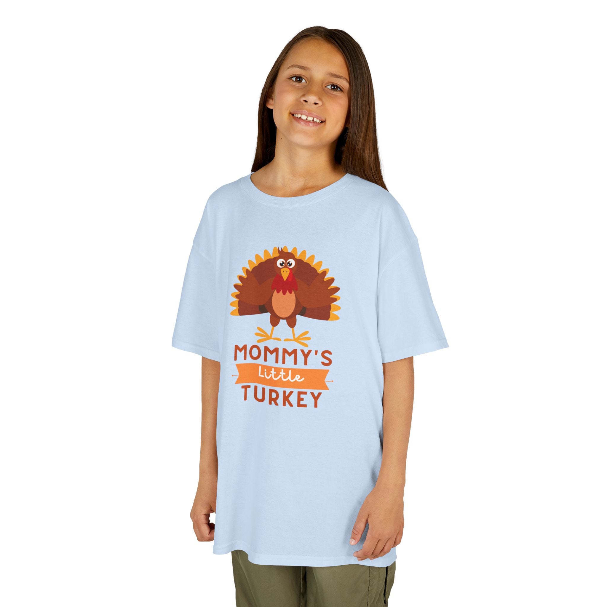 Mommy's Little Turkey Kids Tee - Thanksgiving Gift, Holiday Apparel, Cute Kids Clothing, Family Gathering, Kid's Casual Wear