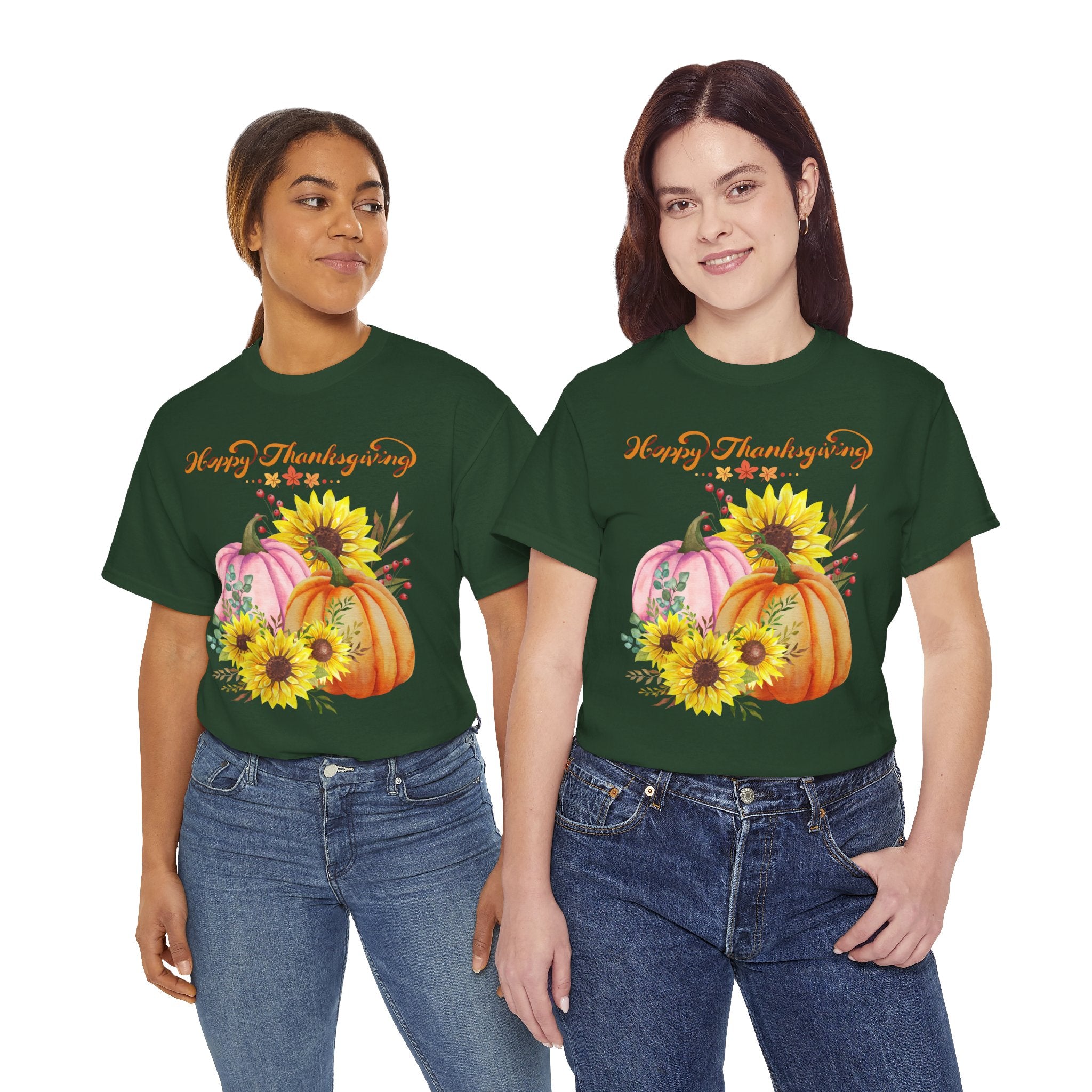 Thanksgiving T-shirts, Pumpkin Tee, Autumn Shirt, Unisex Fall Apparel, Holiday Gift, Cozy Outfit, Harvest Festival Clothing