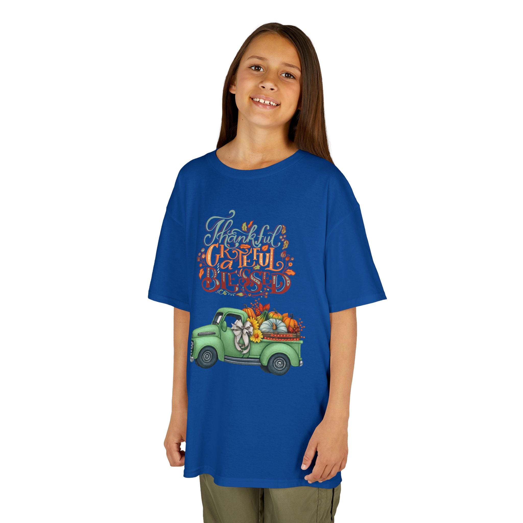 Blessed Fall Kids Tee, Adorable Autumn Shirt, Cute Harvest T-Shirt, Thanksgiving Gift for Kids, Comfy Cotton Youth Apparel