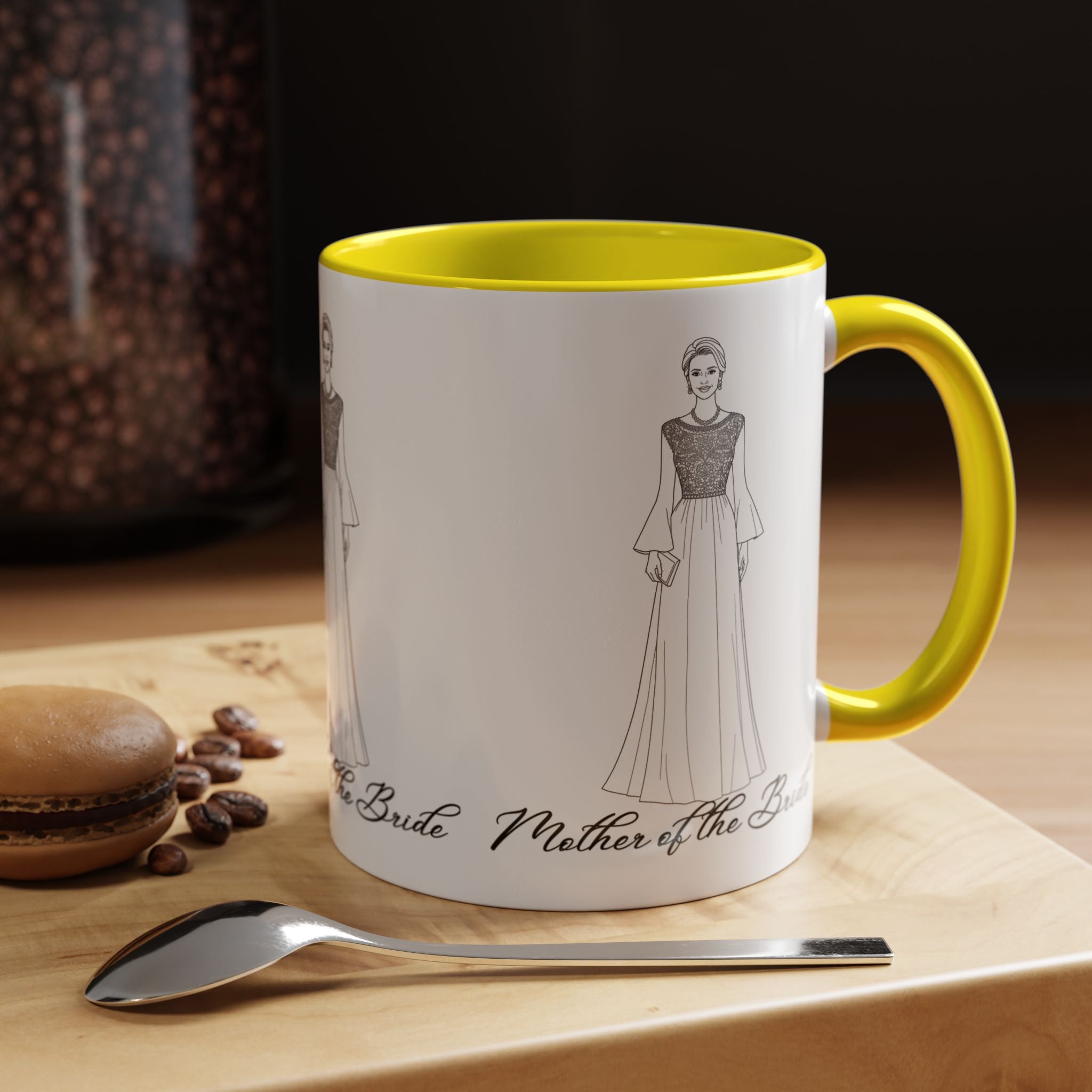 Mother of the Bride -Accent Coffee Mug (11, 15oz)