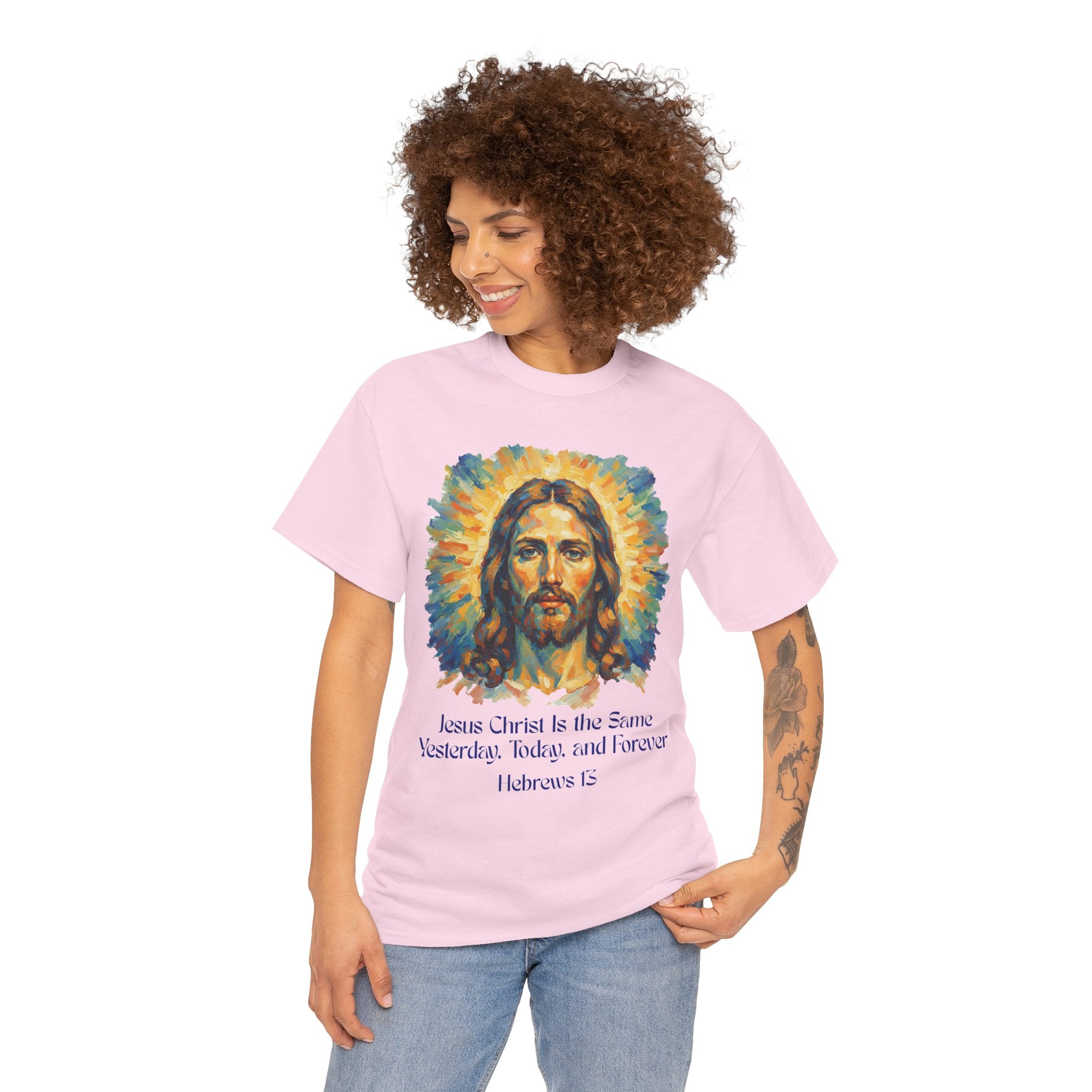 Jesus Portrait – Van Gogh Inspired Style Religious Inspirational Tee - Jesus Christ Design, Faith Shirt, Christian Clothing, Birthday Gift, Everyday Wear