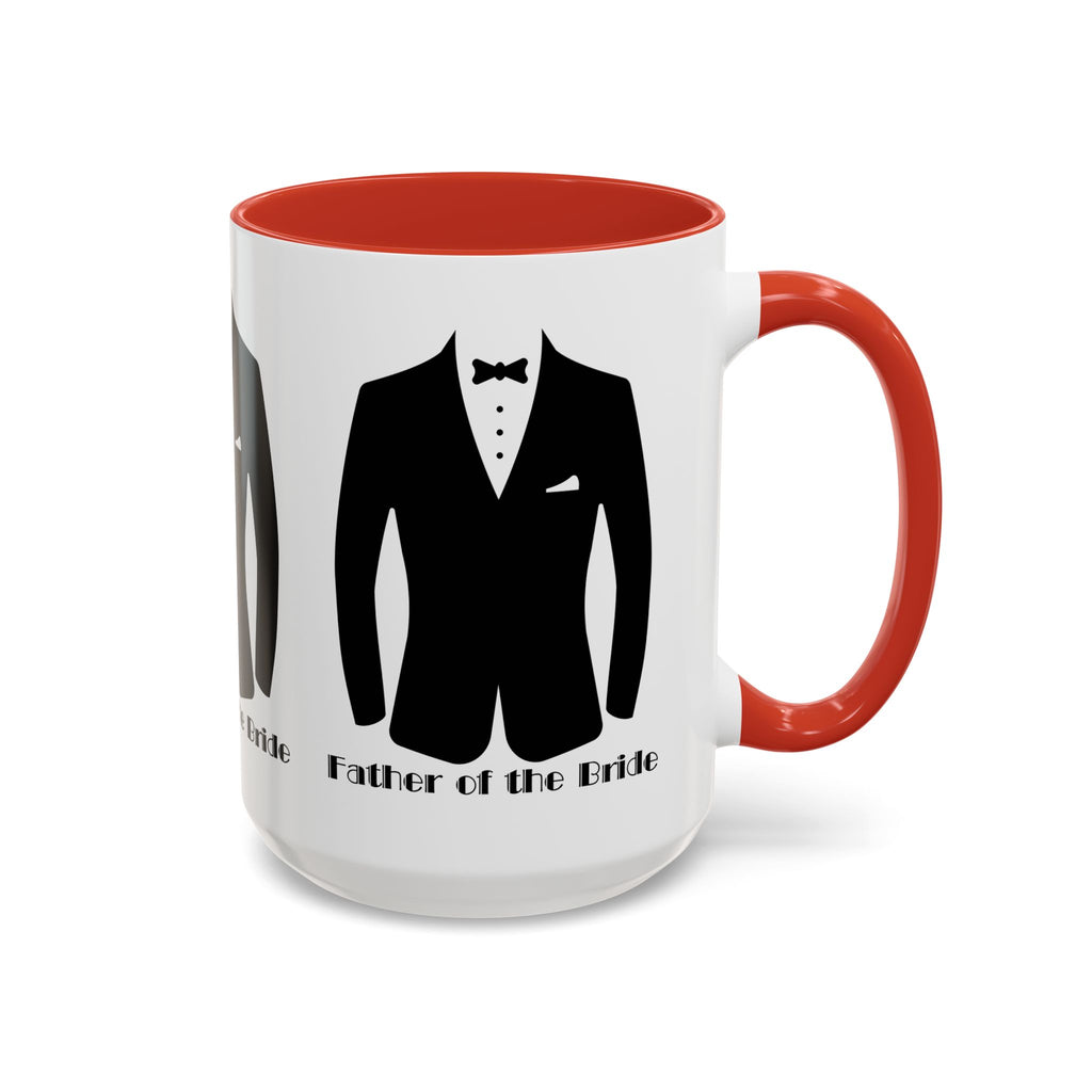 Father of the Bride Mug  11, 15oz| Wedding Day Gift | Elegant Keepsake for Dad