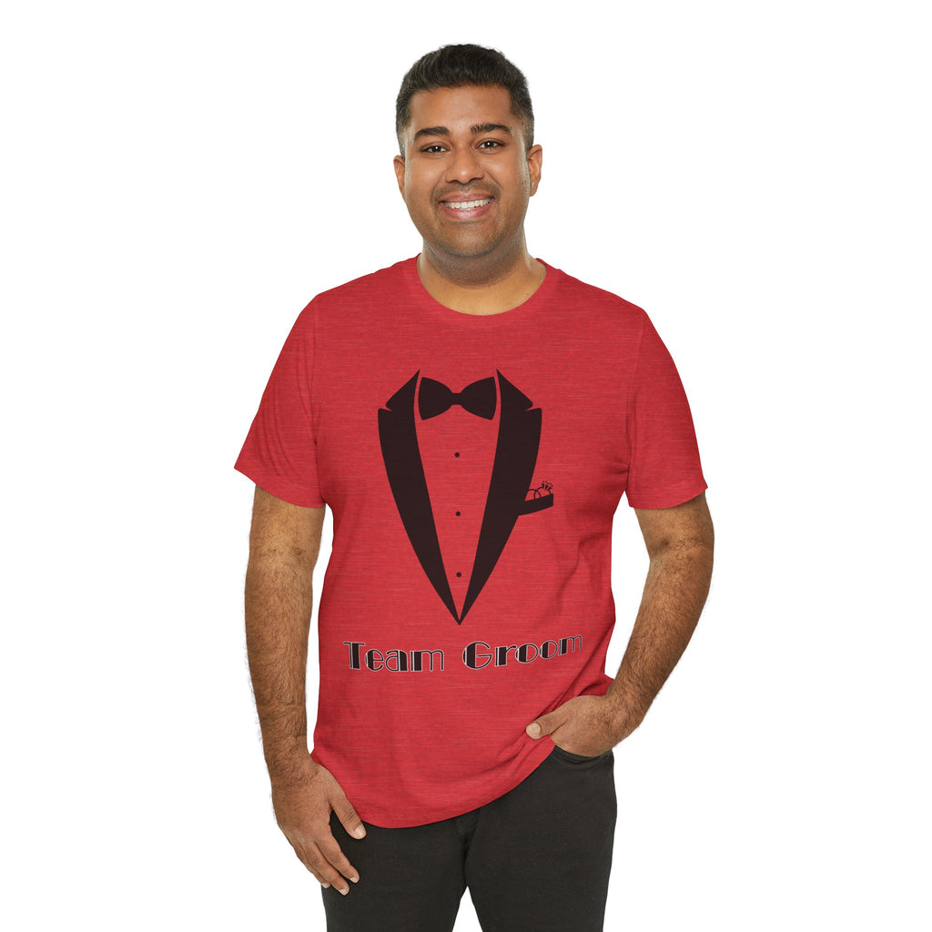 Team Groom Wedding T-Shirt, Perfect for Groomsmen, Bachelor Party, Wedding Events, Groom Attire, Engagement Celebration