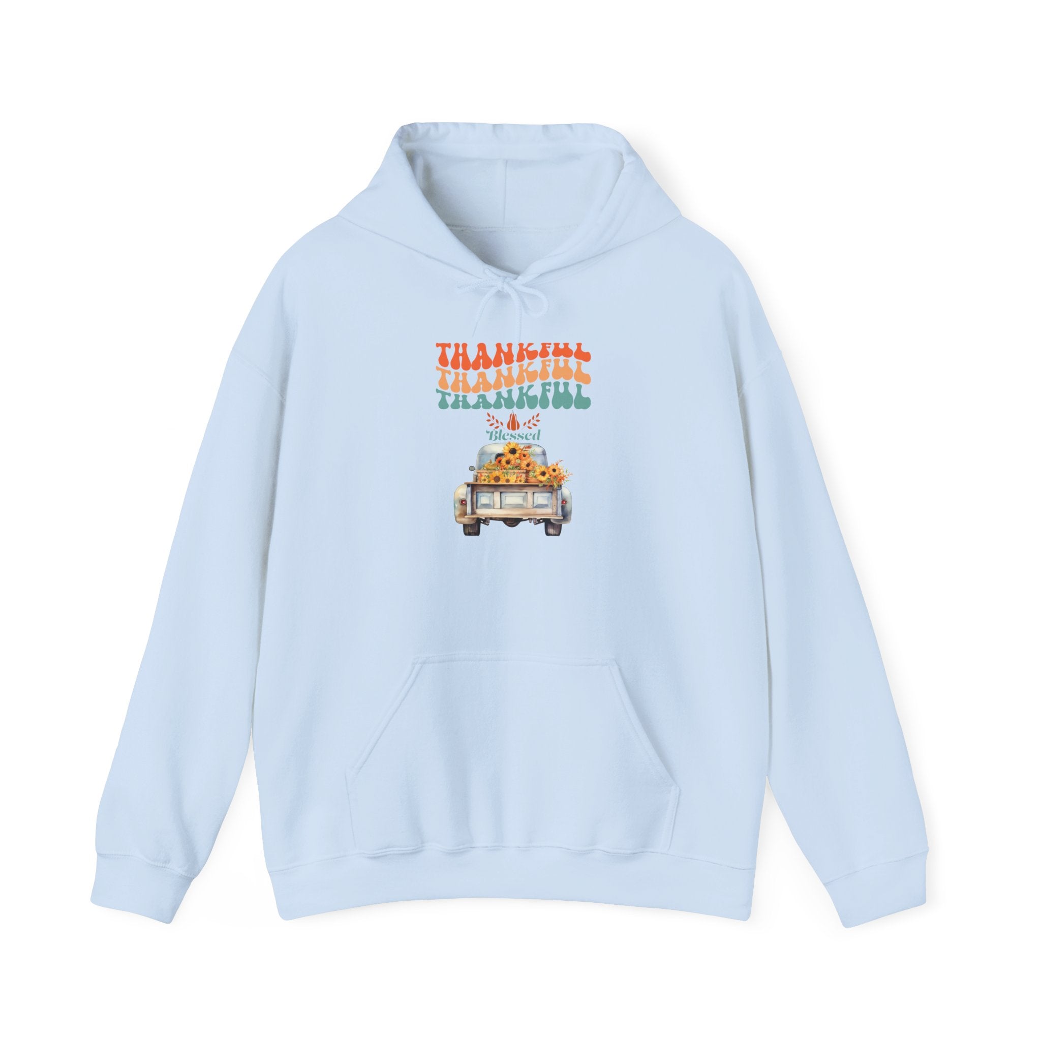 Thankful Vintage Hoodie - Cozy Unisex Sweatshirt for Fall, Thanksgiving Gathering, Gift, Casual Wear, Layering