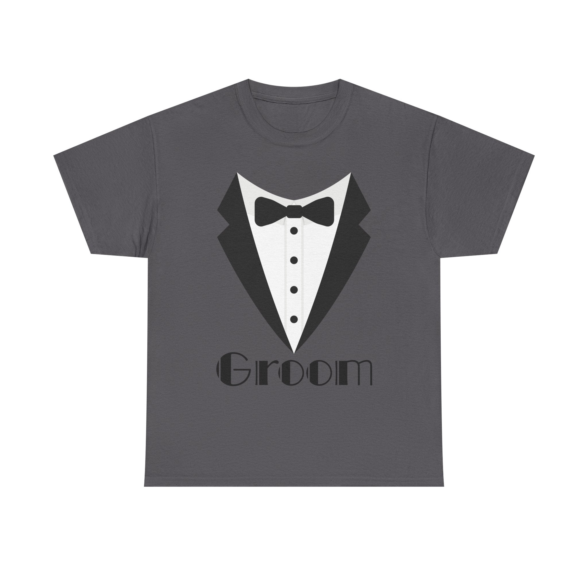 Groom T-Shirt, Unisex Heavy Cotton Tee for Weddings, Bachelor Parties, Groomsmen Gifts, Casual Wear, Bridal Showers