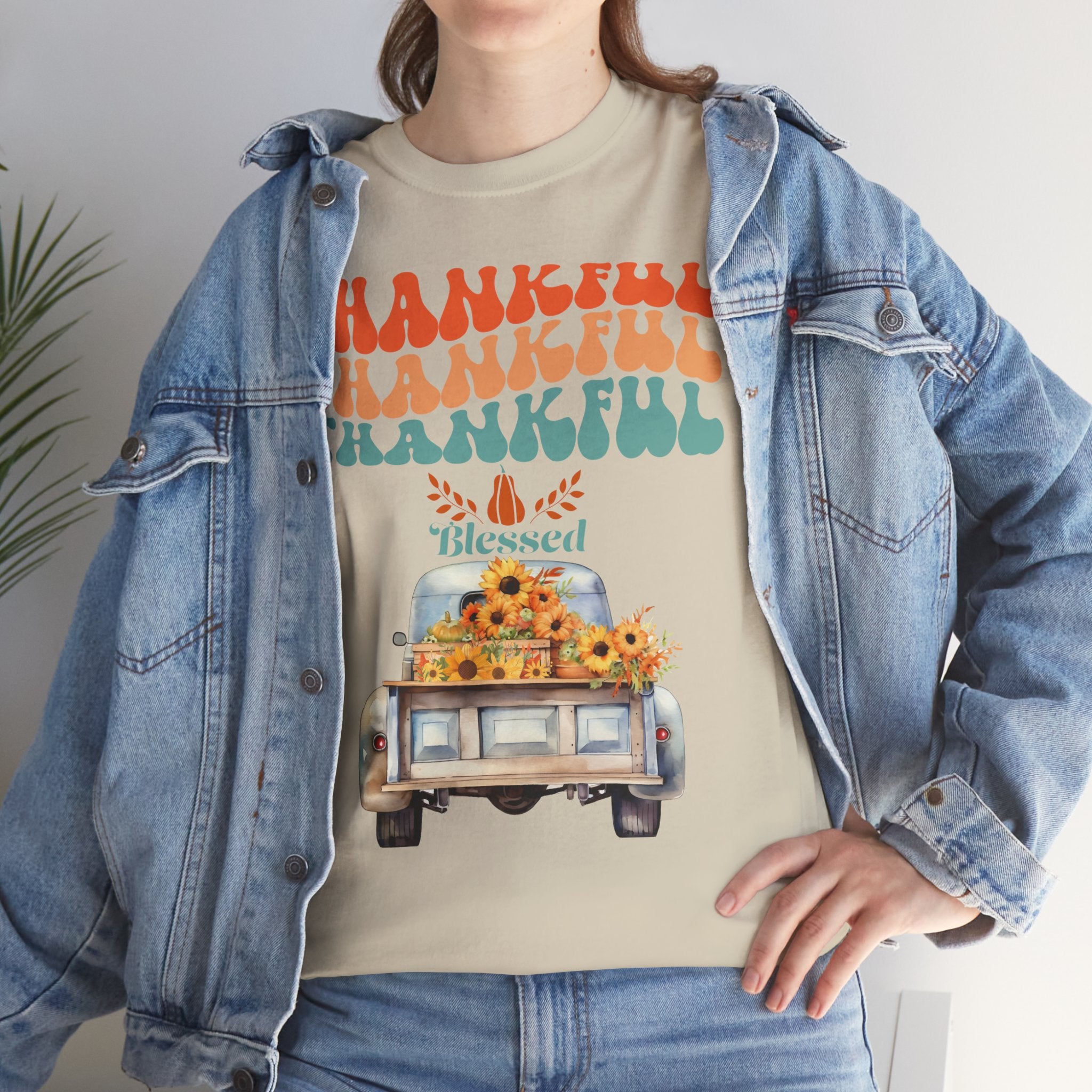 Thankful Vibes Unisex Tee - Perfect for Thanksgiving, Gratitude, Casual Wear, Gifts, Summer Days
