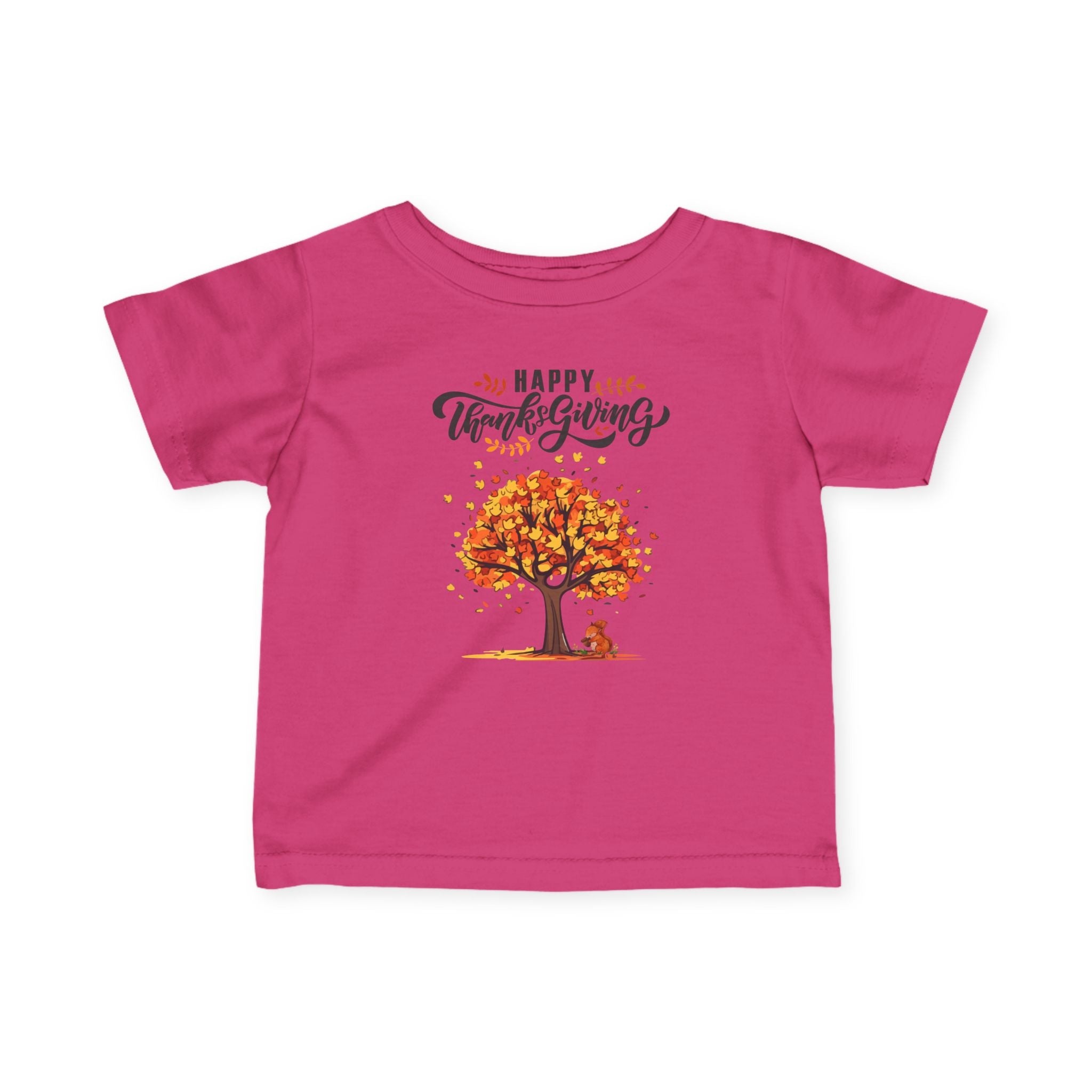 Thanksgiving Infant Tee, Cute Baby Shirt, Fall Baby Clothes, Happy Thanksgiving T-Shirt, Autumn Baby Outfit, Toddler Apparel