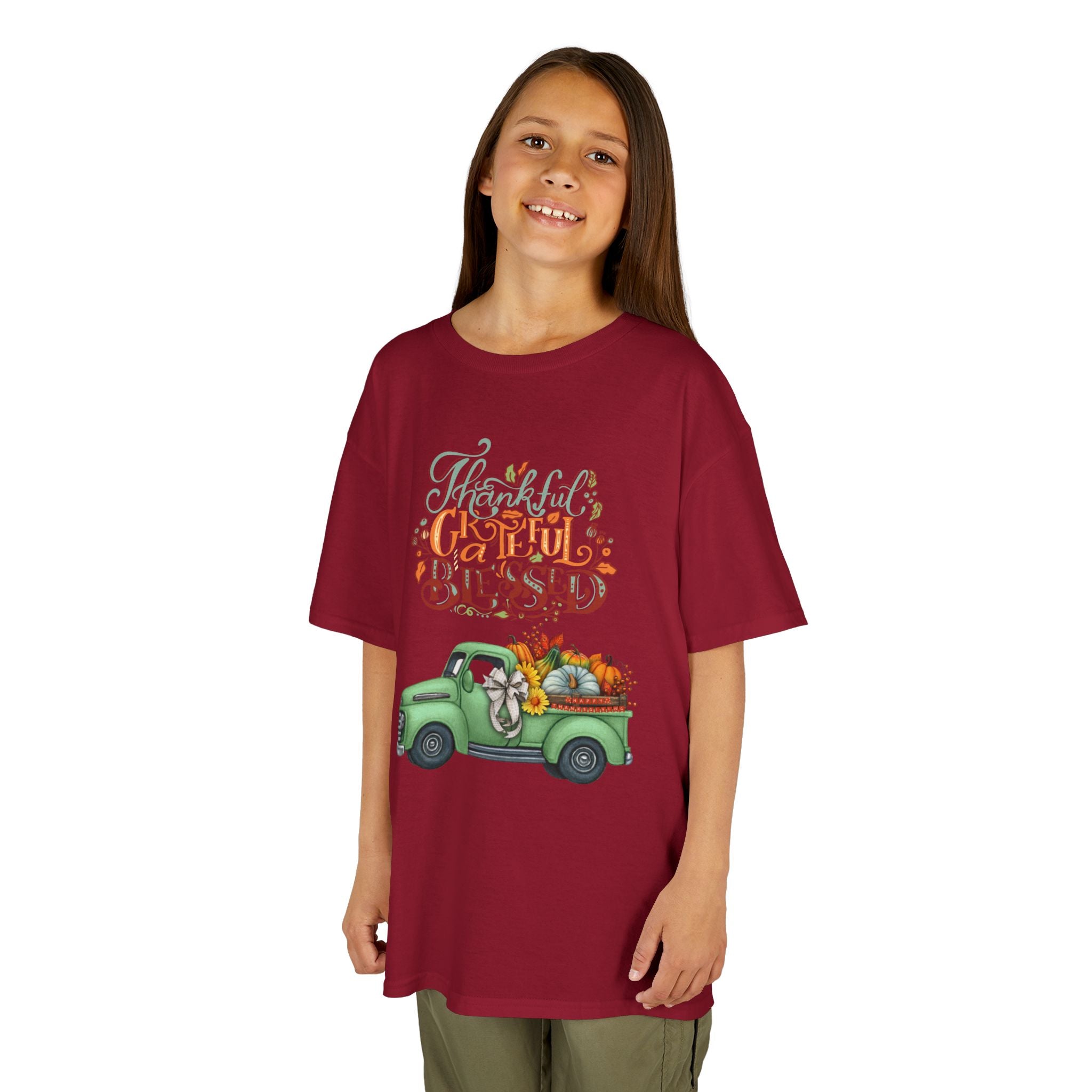 Blessed Fall Kids Tee, Adorable Autumn Shirt, Cute Harvest T-Shirt, Thanksgiving Gift for Kids, Comfy Cotton Youth Apparel