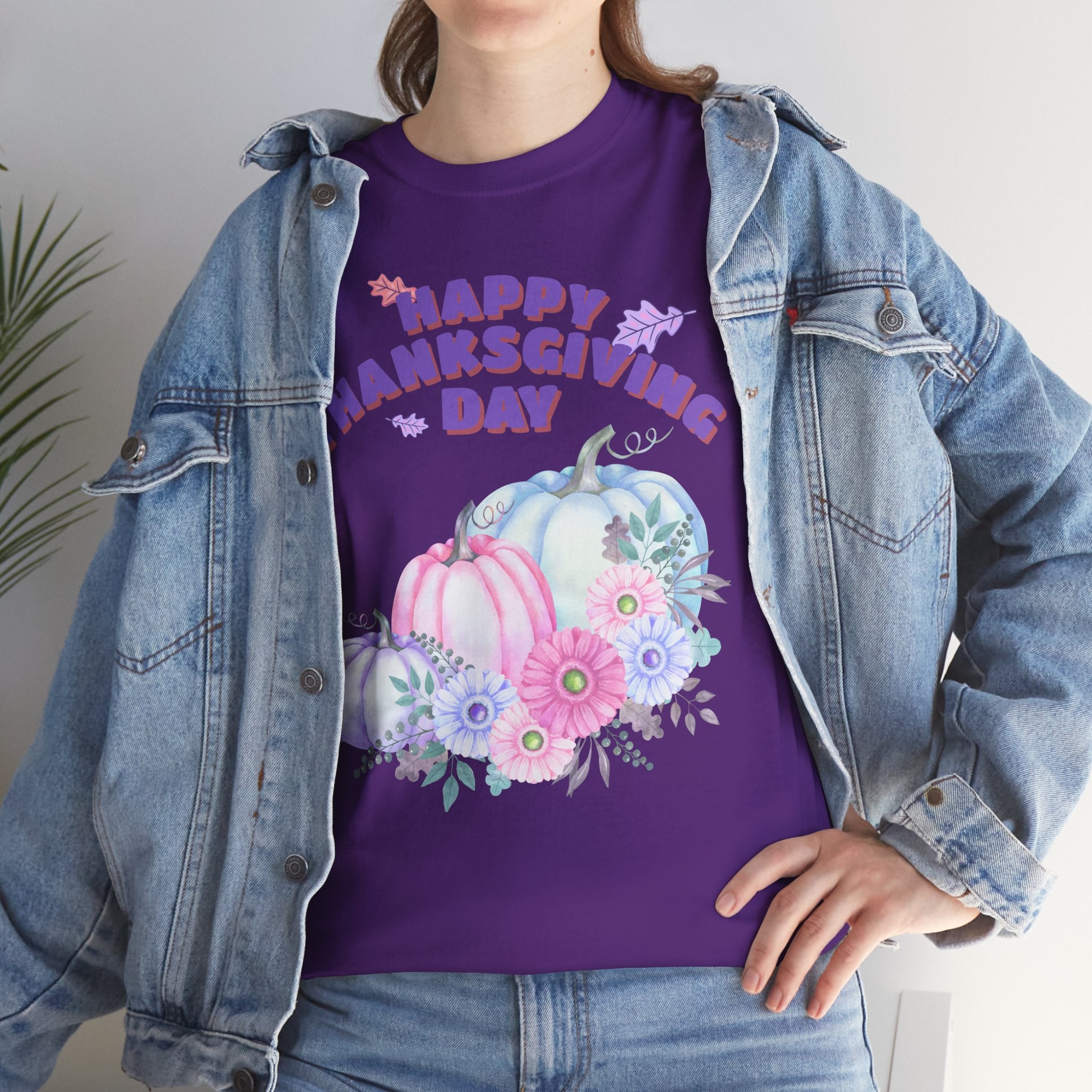 Thanksgiving Celebration Tee, Happy Thanksgiving Day Shirt, Fall T-Shirt, Holiday Gift, Unisex Cotton Top, Autumn Fashion