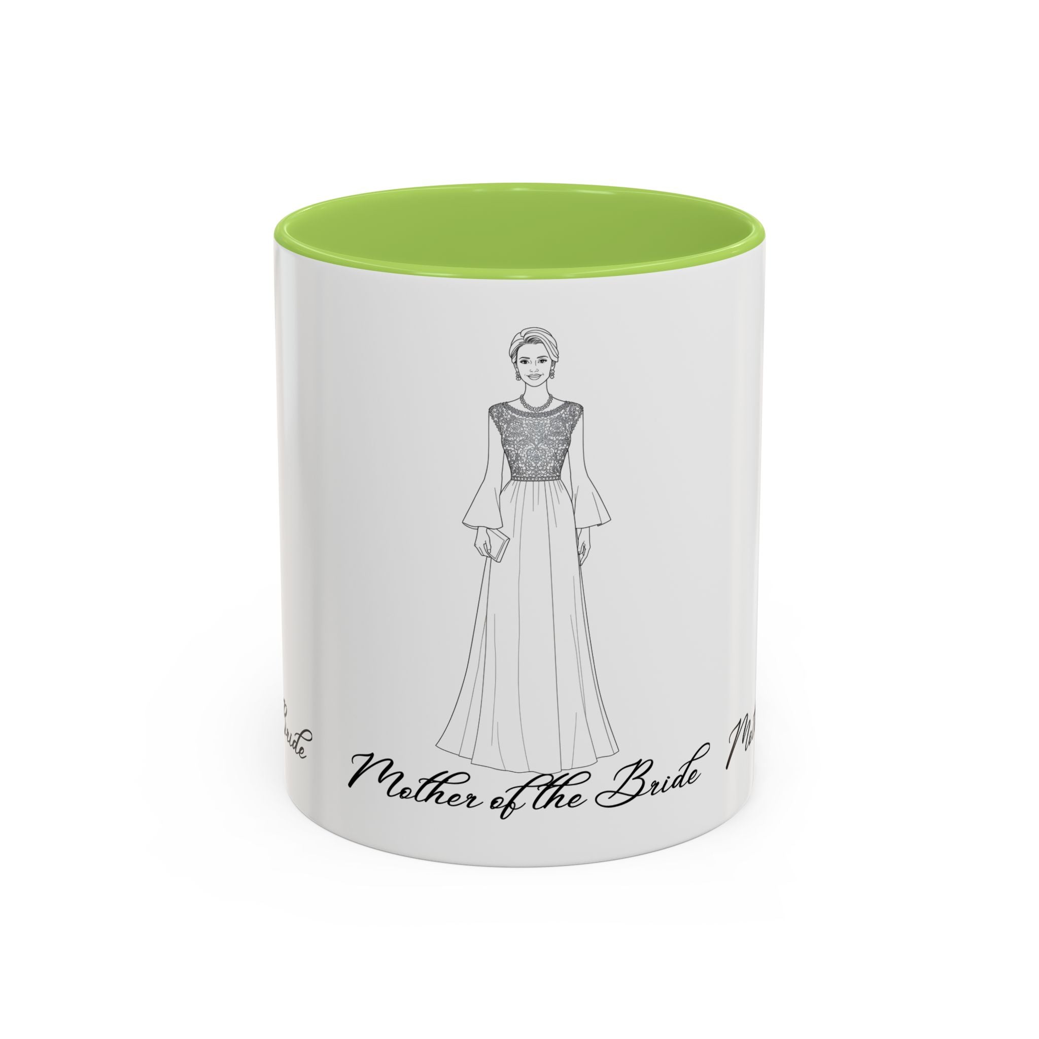 Mother of the Bride -Accent Coffee Mug (11, 15oz)