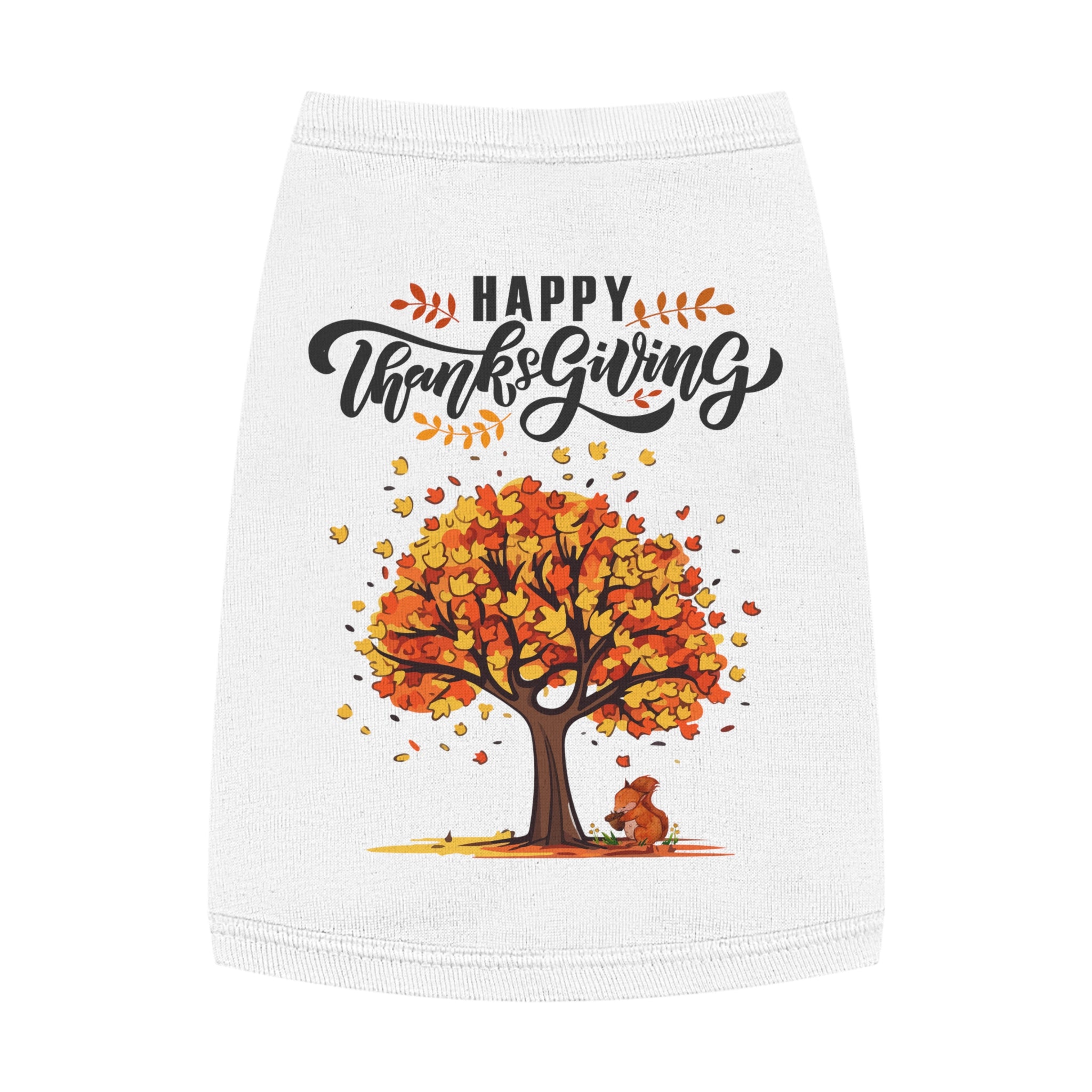 Thanksgiving Pet Tank Top, Dog Shirt, Fall Apparel, Cute Dog Clothes, Pumpkin Spice Season