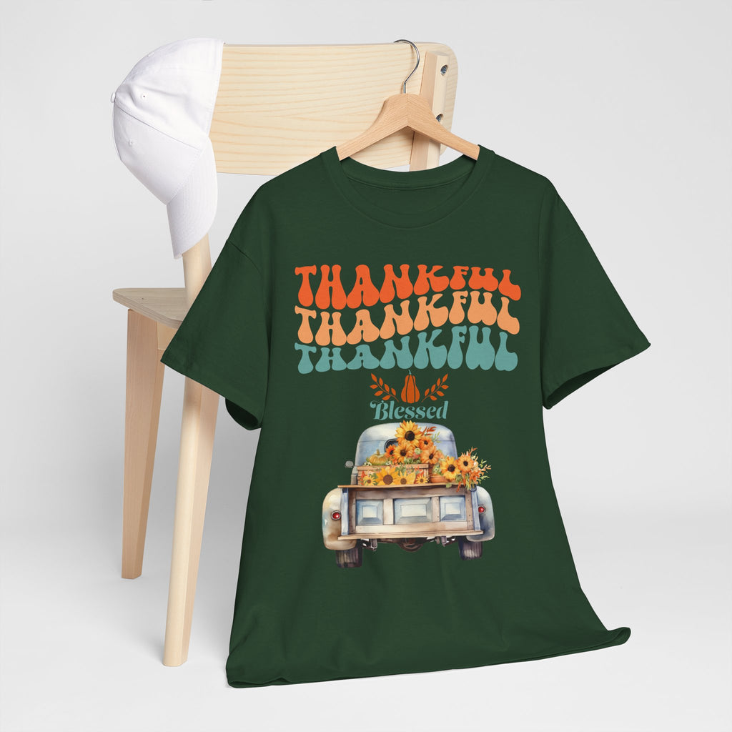 Thankful Vibes Unisex Tee - Perfect for Thanksgiving, Gratitude, Casual Wear, Gifts, Summer Days