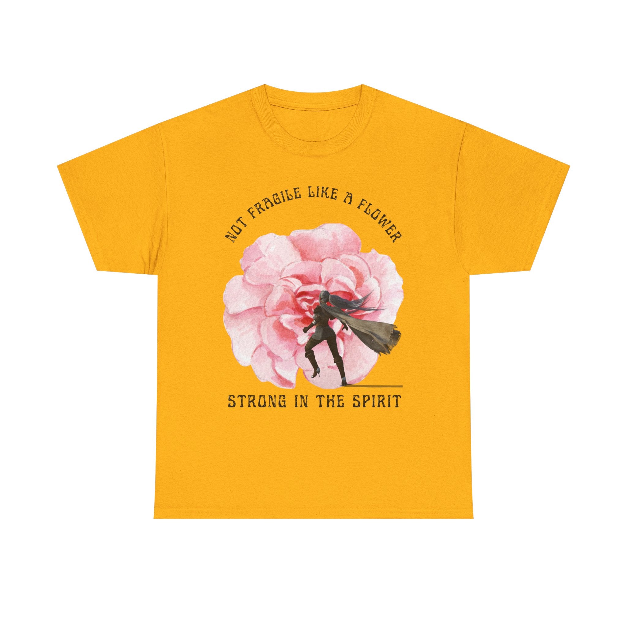 Floral Empowerment Tee, Not Fragile Like a Flower, Strong in the Spirit Shirt, Inspirational Unisex T-Shirt, Gift for Women, [...]