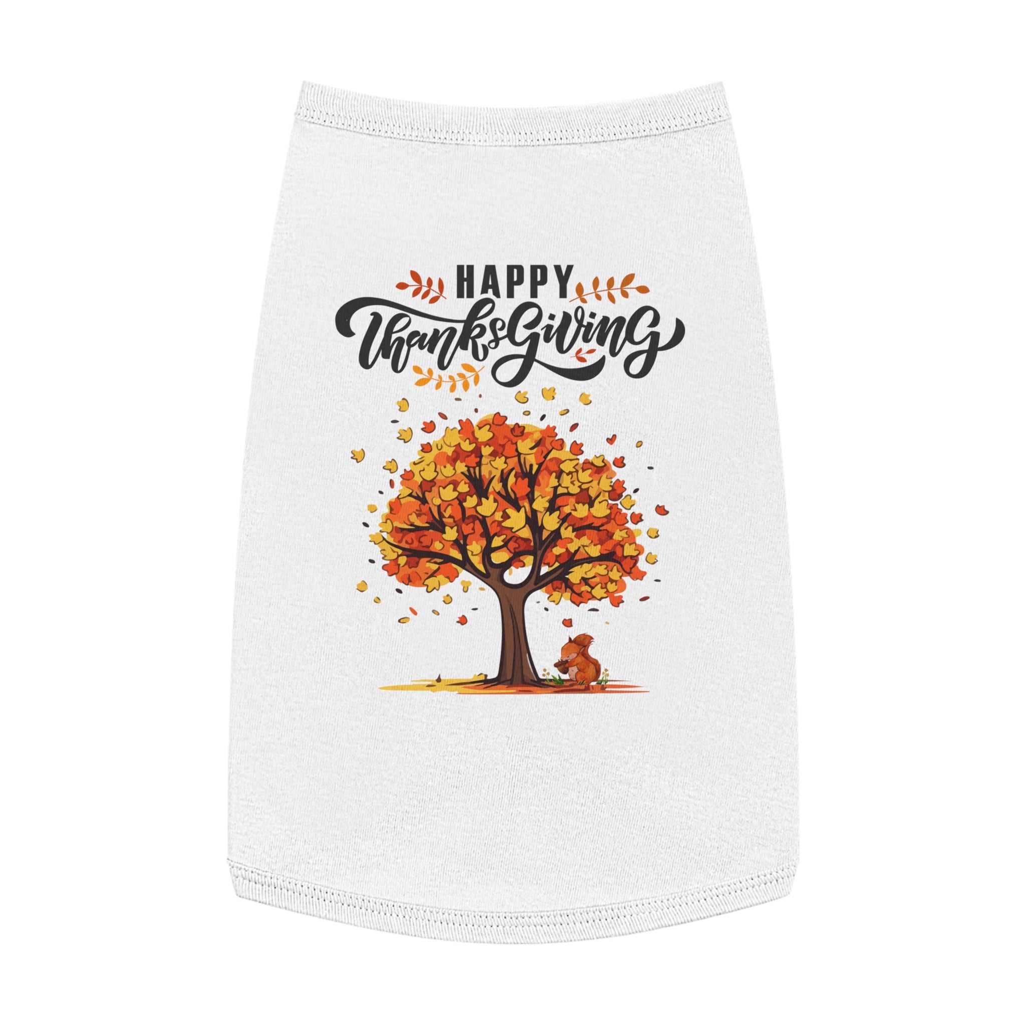 Thanksgiving Pet Tank Top, Dog Shirt, Fall Apparel, Cute Dog Clothes, Pumpkin Spice Season
