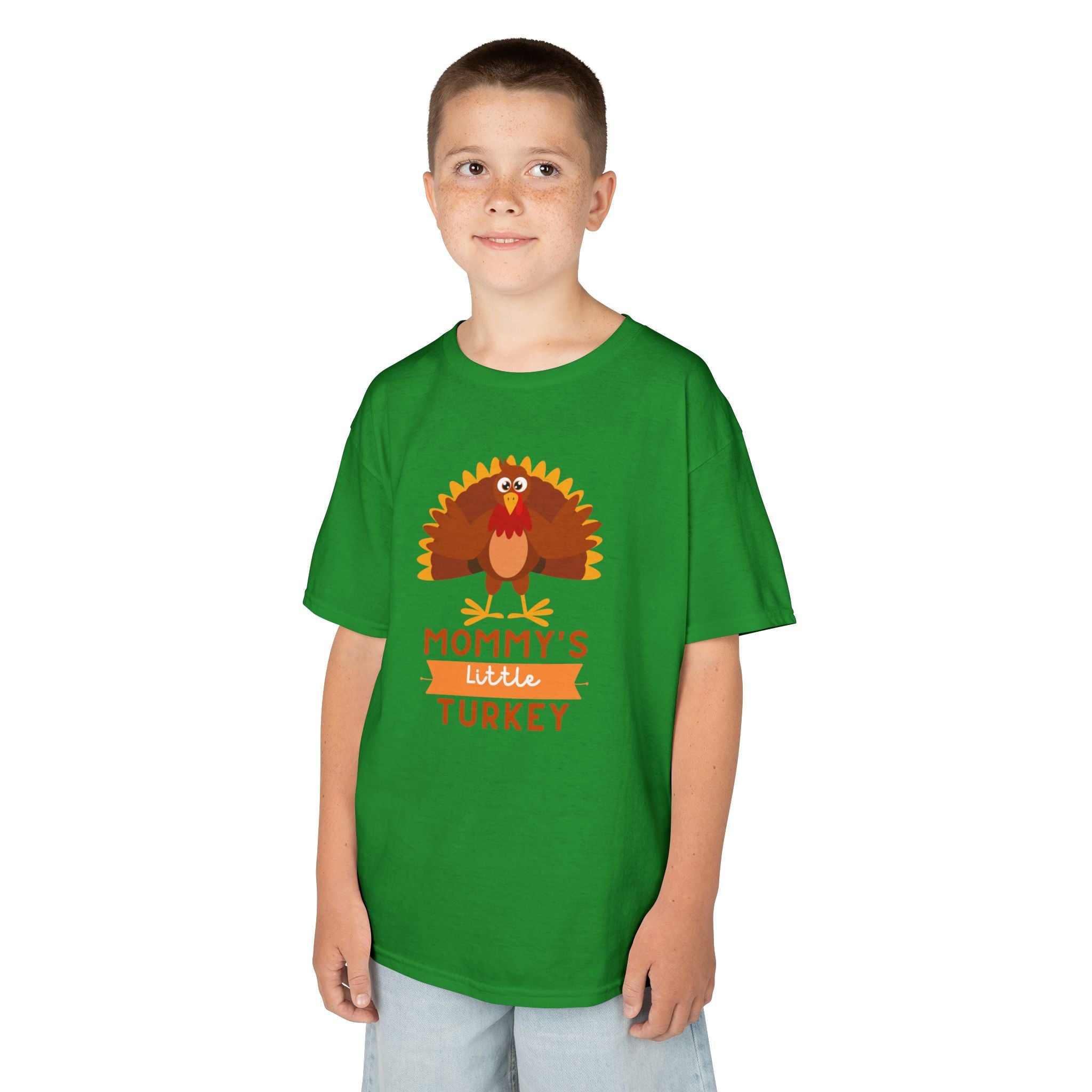Mommy's Little Turkey Kids Tee - Thanksgiving Gift, Holiday Apparel, Cute Kids Clothing, Family Gathering, Kid's Casual Wear