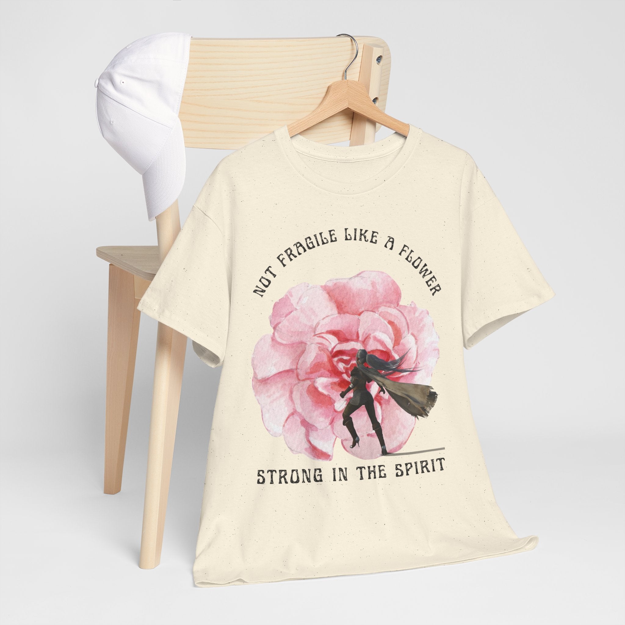 Floral Empowerment Tee, Not Fragile Like a Flower, Strong in the Spirit Shirt, Inspirational Unisex T-Shirt, Gift for Women, [...]