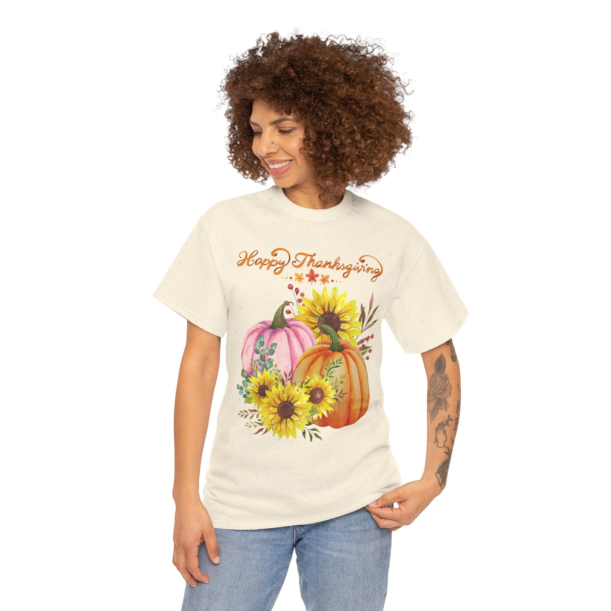 Thanksgiving T-shirts, Pumpkin Tee, Autumn Shirt, Unisex Fall Apparel, Holiday Gift, Cozy Outfit, Harvest Festival Clothing