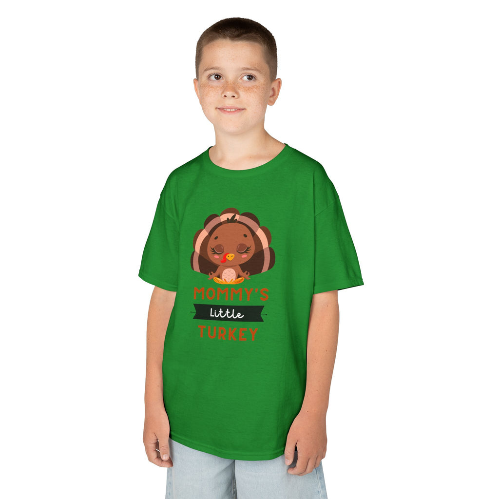 Kids Thanksgiving Tee, Mommy's Little Turkey Shirt, Fall Holiday Outfit, Thanksgiving Gift, Adorable Kids Fashion