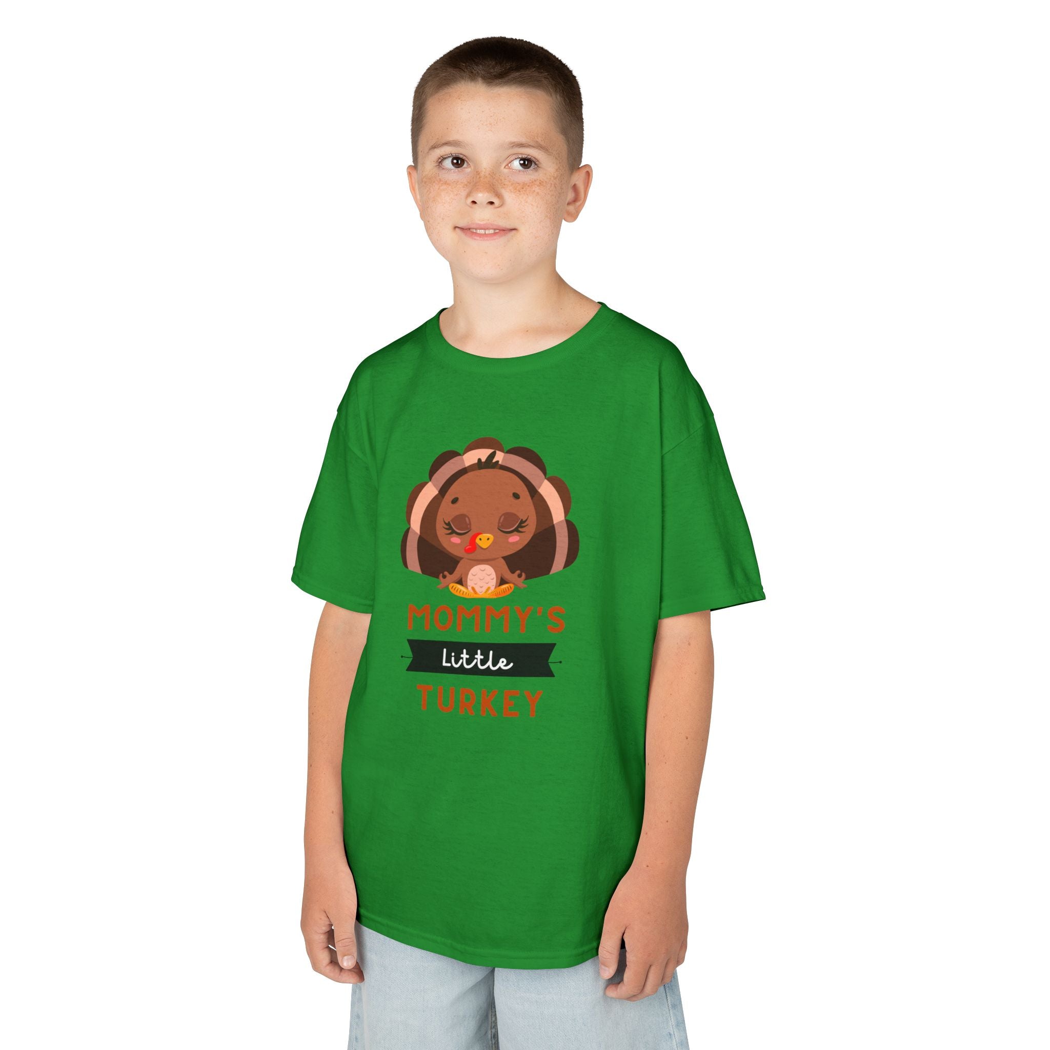 Kids Thanksgiving Tee, Mommy's Little Turkey Shirt, Fall Holiday Outfit, Thanksgiving Gift, Adorable Kids Fashion