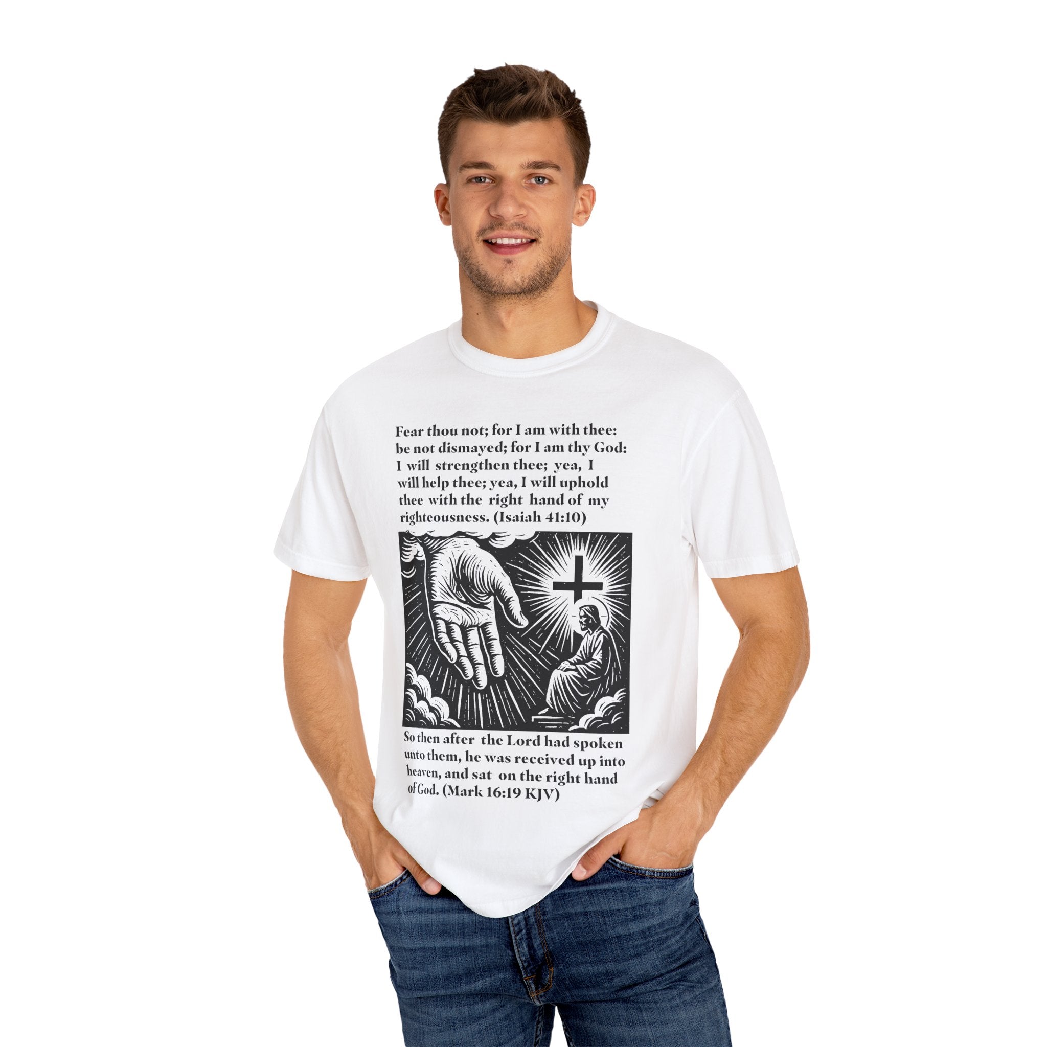 Inspirational Faith T-Shirt, Unisex Cotton Tee, Christian Gift, Spiritual Apparel, Motivational Quote Shirt, Religious Clothing