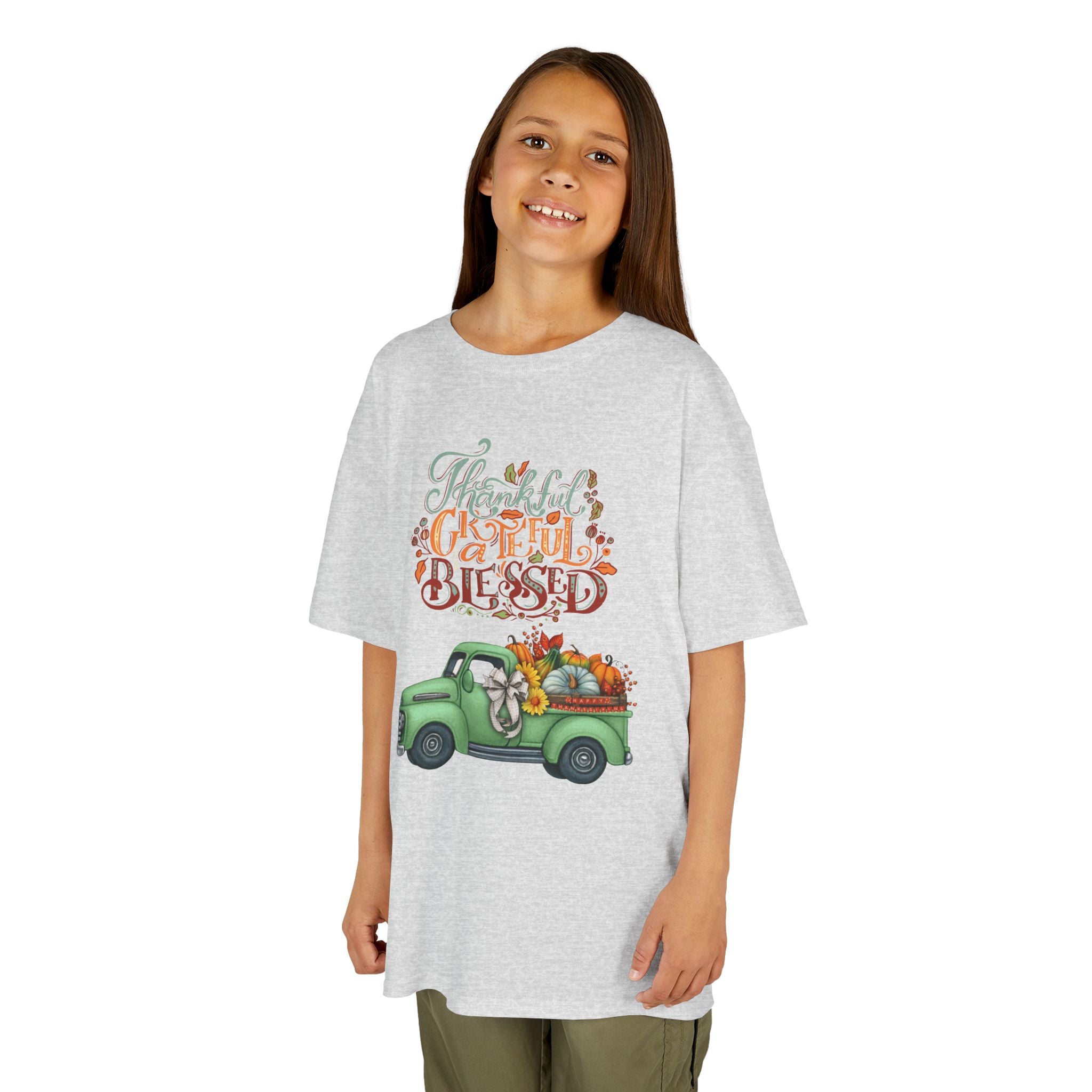 Blessed Fall Kids Tee, Adorable Autumn Shirt, Cute Harvest T-Shirt, Thanksgiving Gift for Kids, Comfy Cotton Youth Apparel