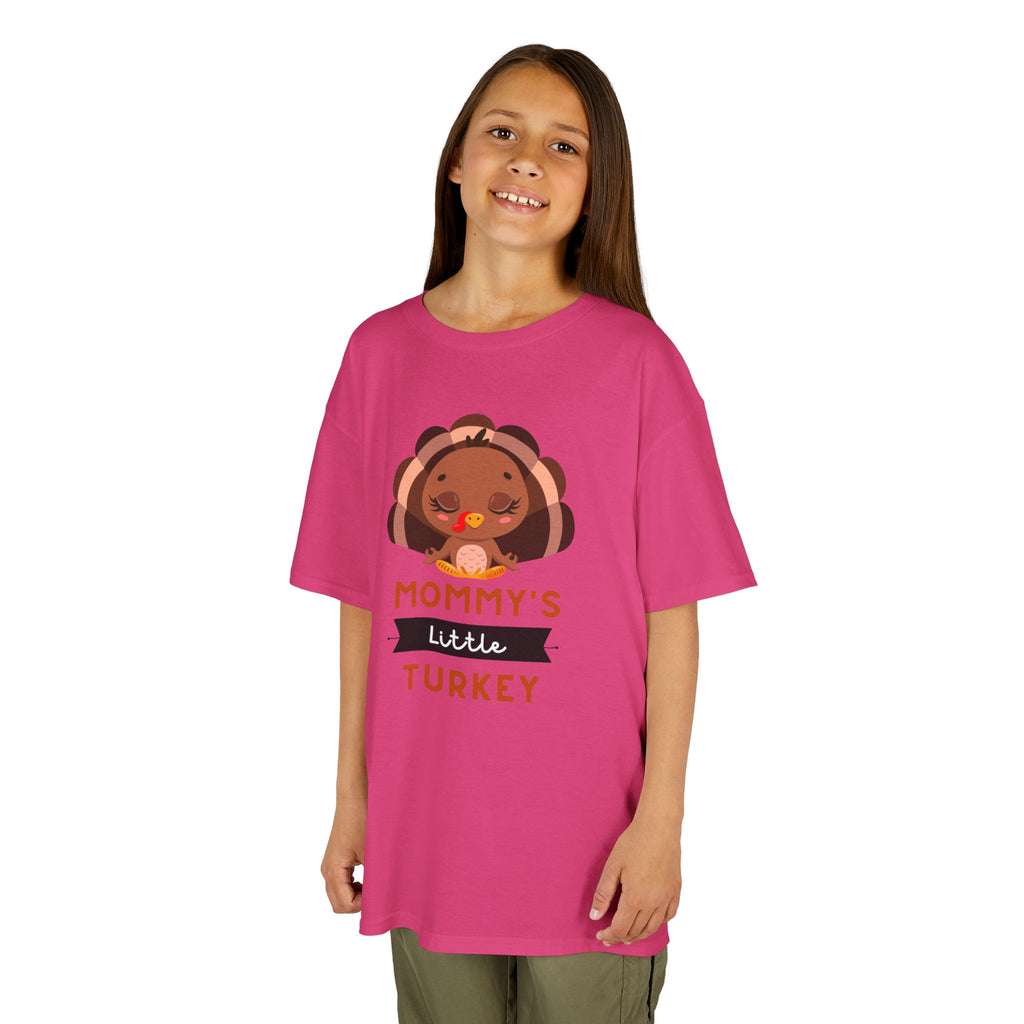 Kids Thanksgiving Tee, Mommy's Little Turkey Shirt, Fall Holiday Outfit, Thanksgiving Gift, Adorable Kids Fashion