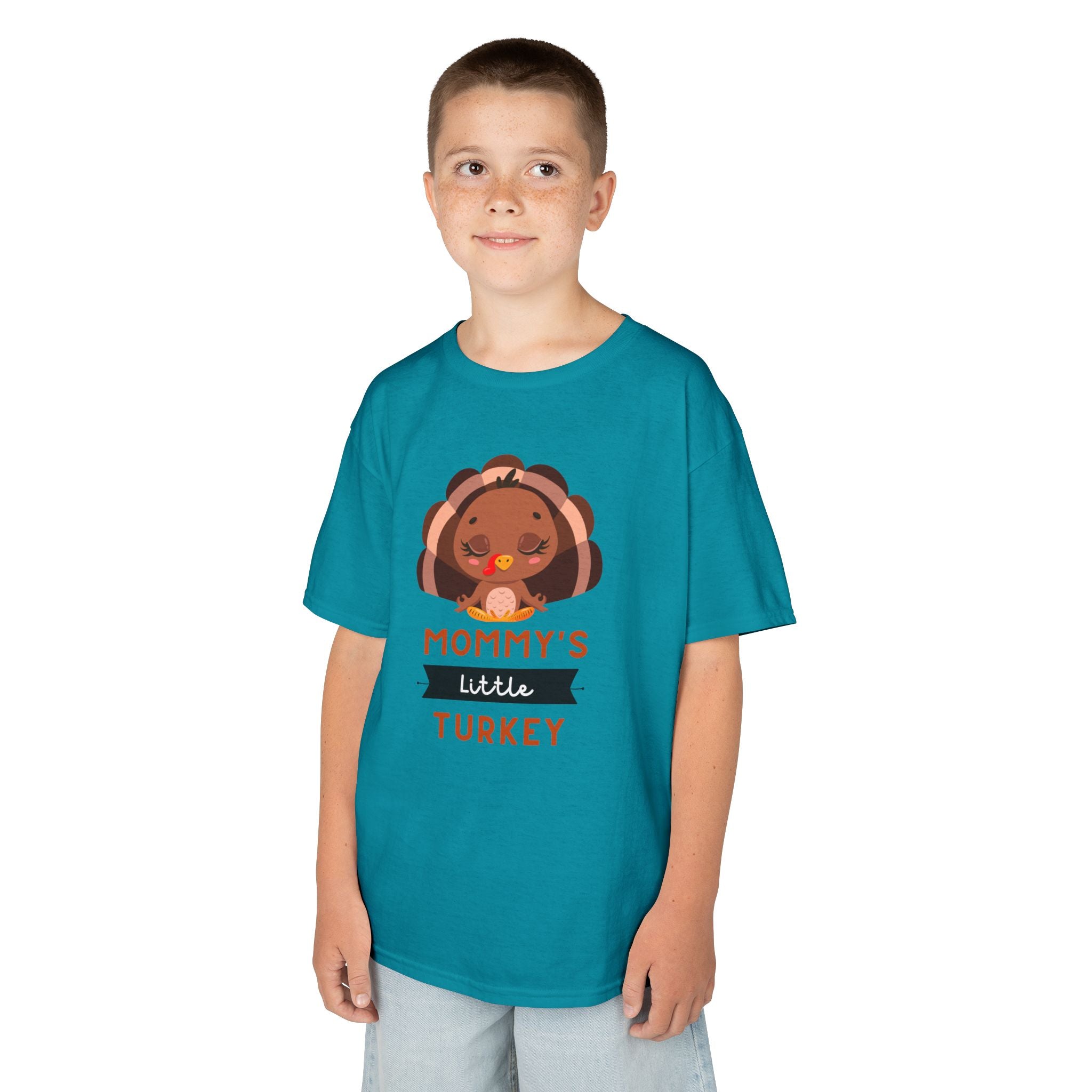 Kids Thanksgiving Tee, Mommy's Little Turkey Shirt, Fall Holiday Outfit, Thanksgiving Gift, Adorable Kids Fashion