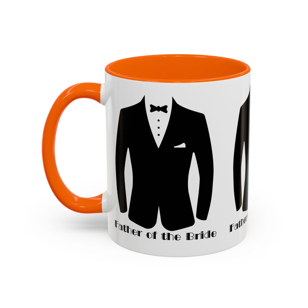 Father of the Bride Mug  11, 15oz| Wedding Day Gift | Elegant Keepsake for Dad