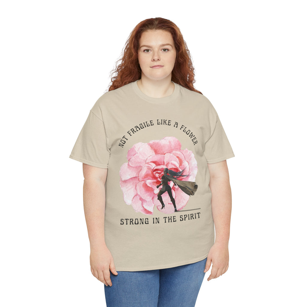 Floral Empowerment Tee, Not Fragile Like a Flower, Strong in the Spirit Shirt, Inspirational Unisex T-Shirt, Gift for Women, [...]