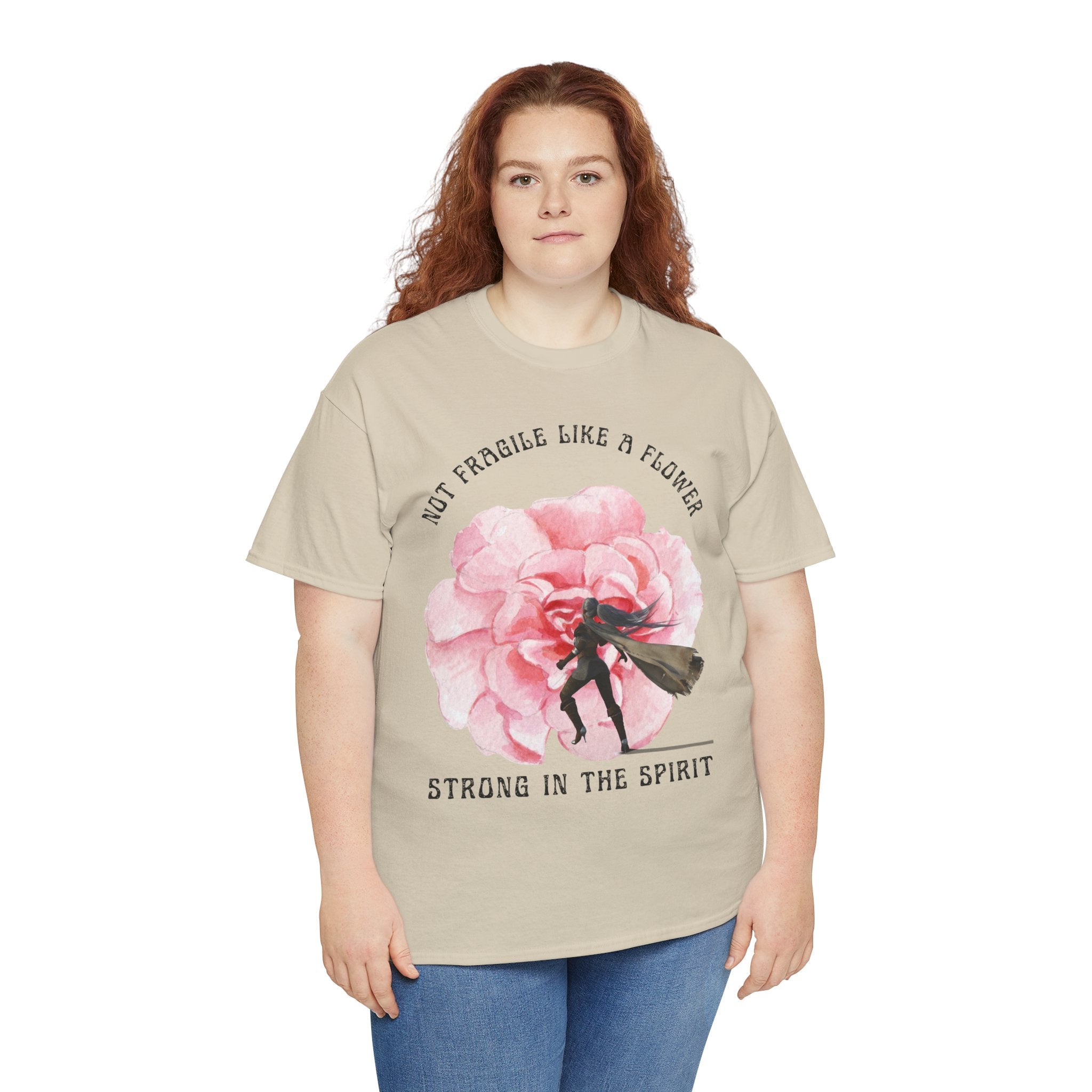 Floral Empowerment Tee, Not Fragile Like a Flower, Strong in the Spirit Shirt, Inspirational Unisex T-Shirt, Gift for Women, [...]