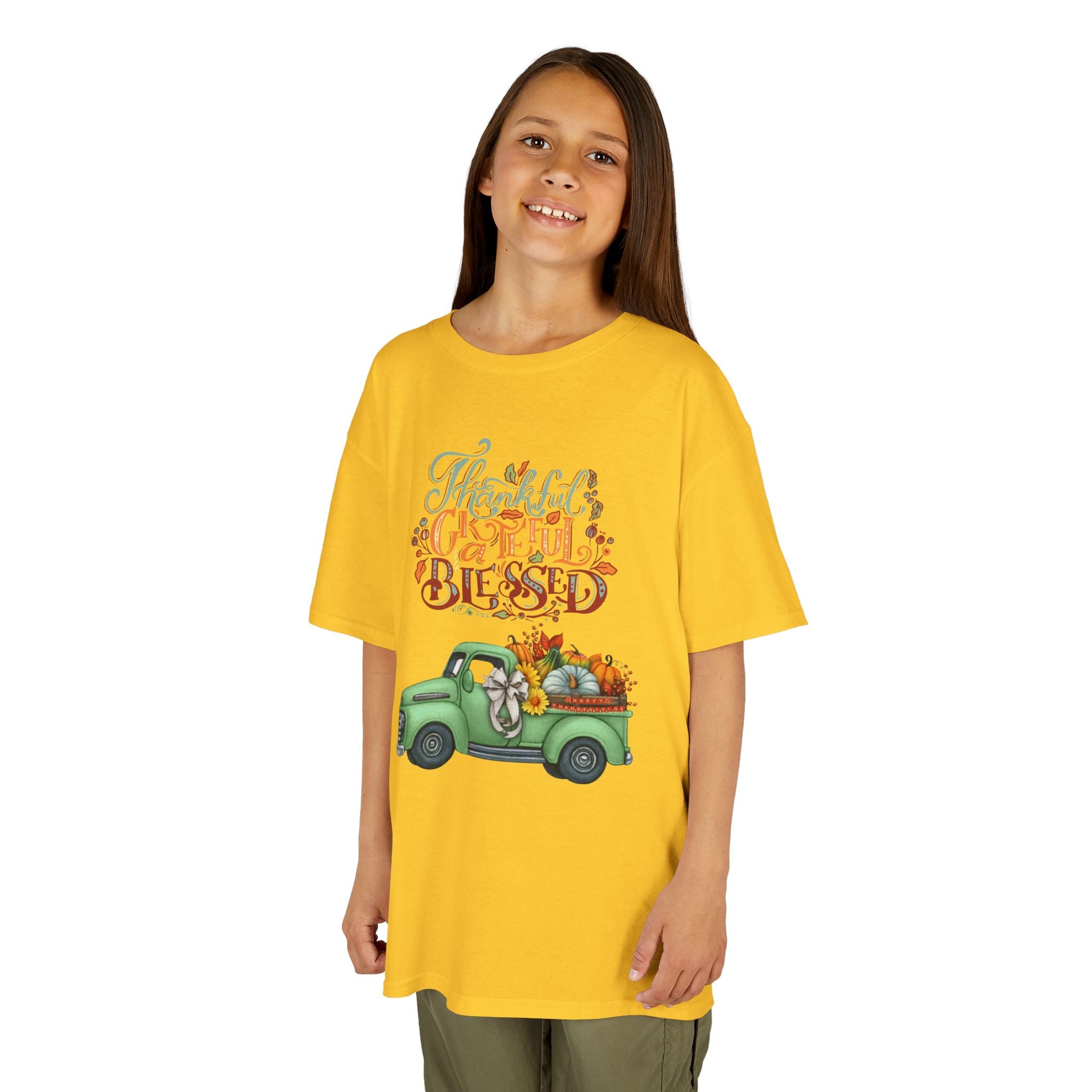 Blessed Fall Kids Tee, Adorable Autumn Shirt, Cute Harvest T-Shirt, Thanksgiving Gift for Kids, Comfy Cotton Youth Apparel
