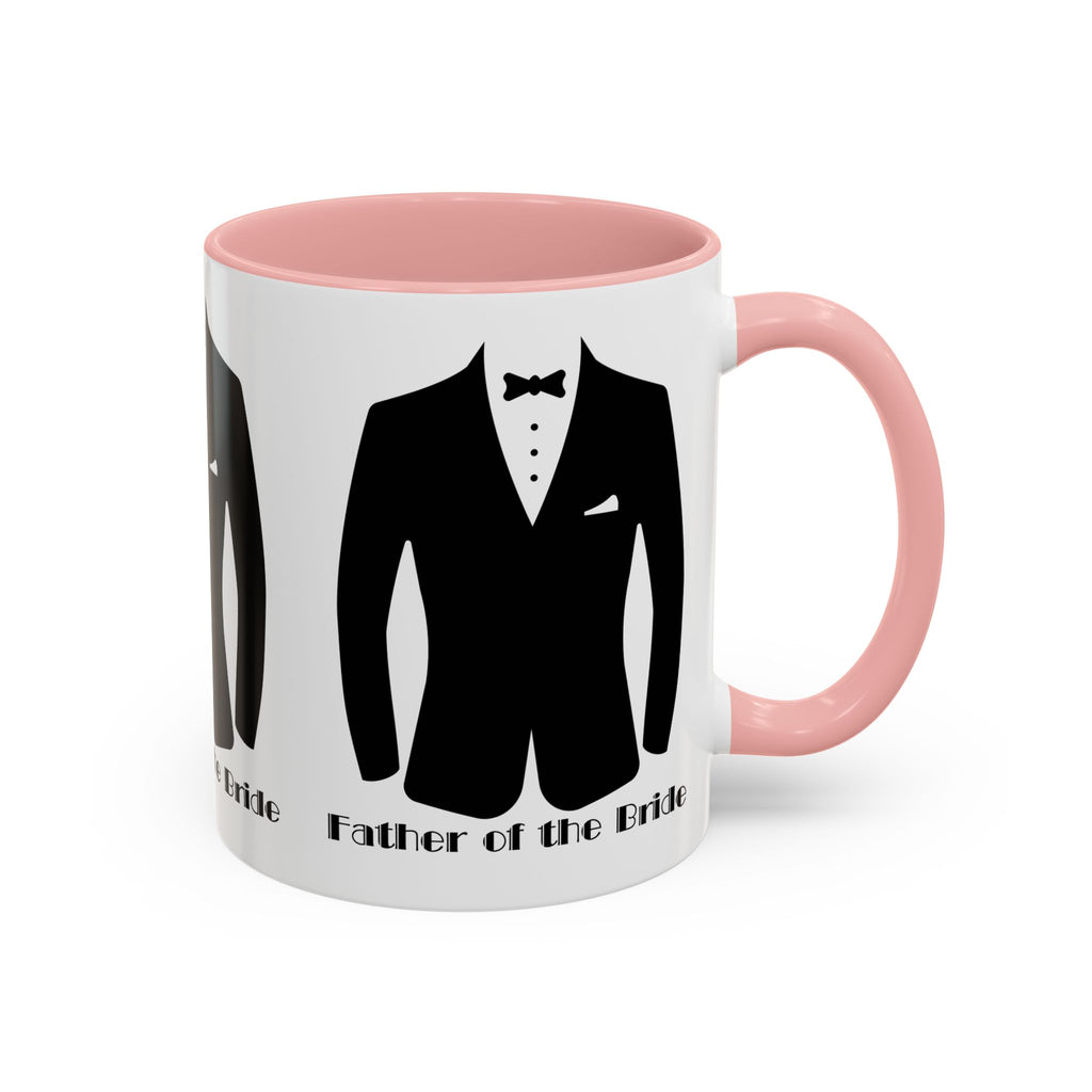 Father of the Bride Mug  11, 15oz| Wedding Day Gift | Elegant Keepsake for Dad