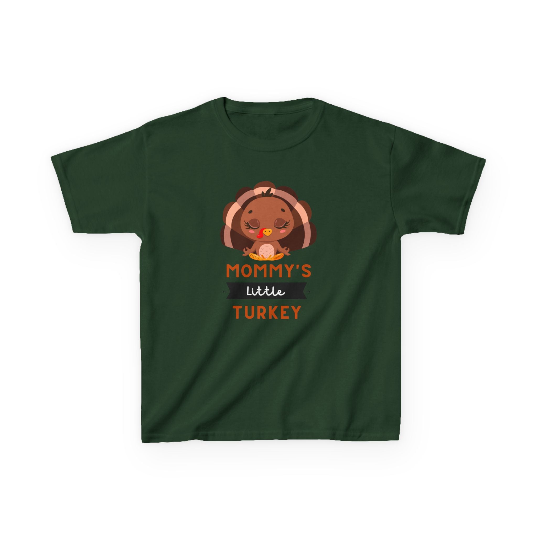 Kids Thanksgiving Tee, Mommy's Little Turkey Shirt, Fall Holiday Outfit, Thanksgiving Gift, Adorable Kids Fashion