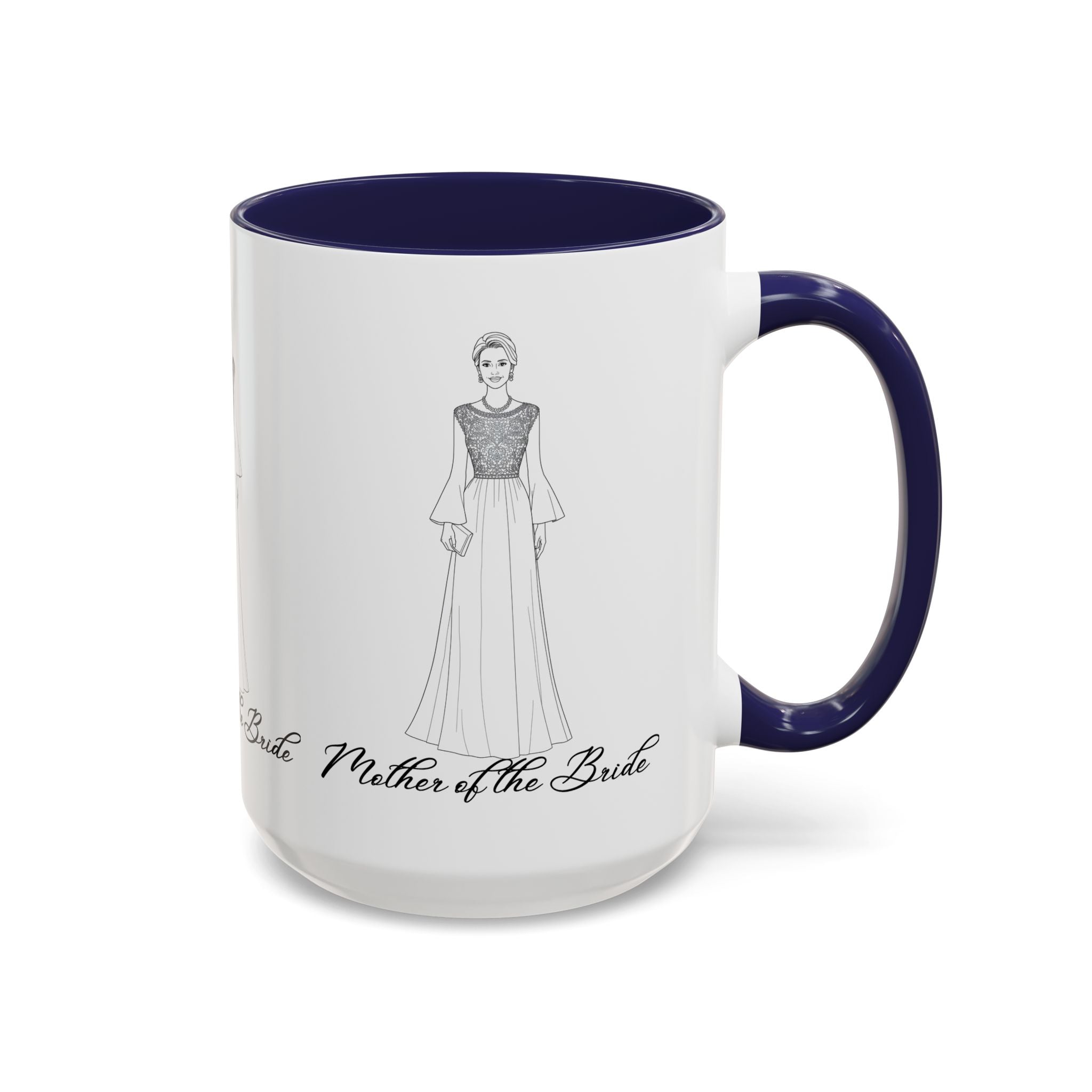 Mother of the Bride -Accent Coffee Mug (11, 15oz)
