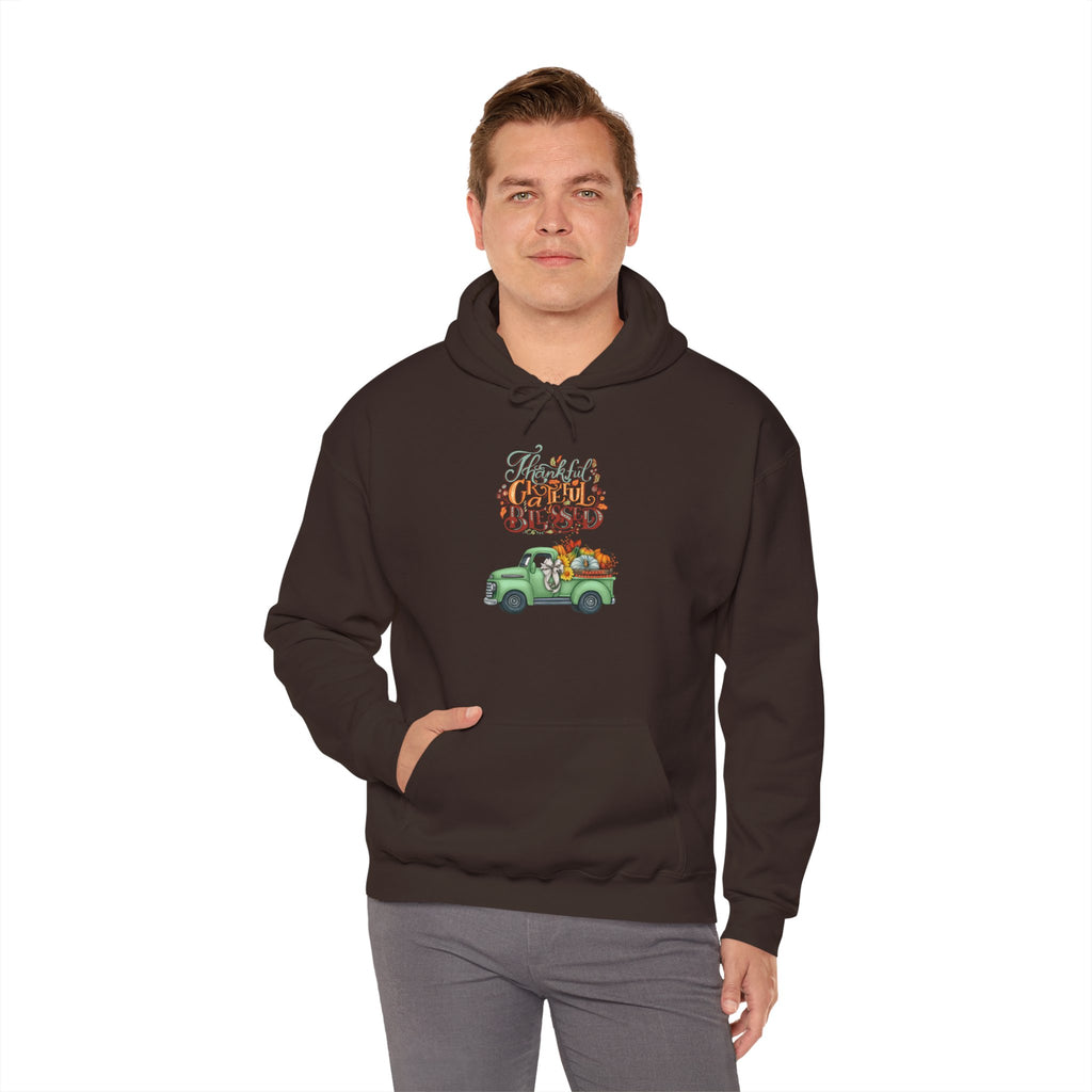 Festive Truck Sweatshirt - Cozy Holiday Hoodie, Winter Gift, Christmas Apparel, Unisex Clothing, Seasonal Fashion