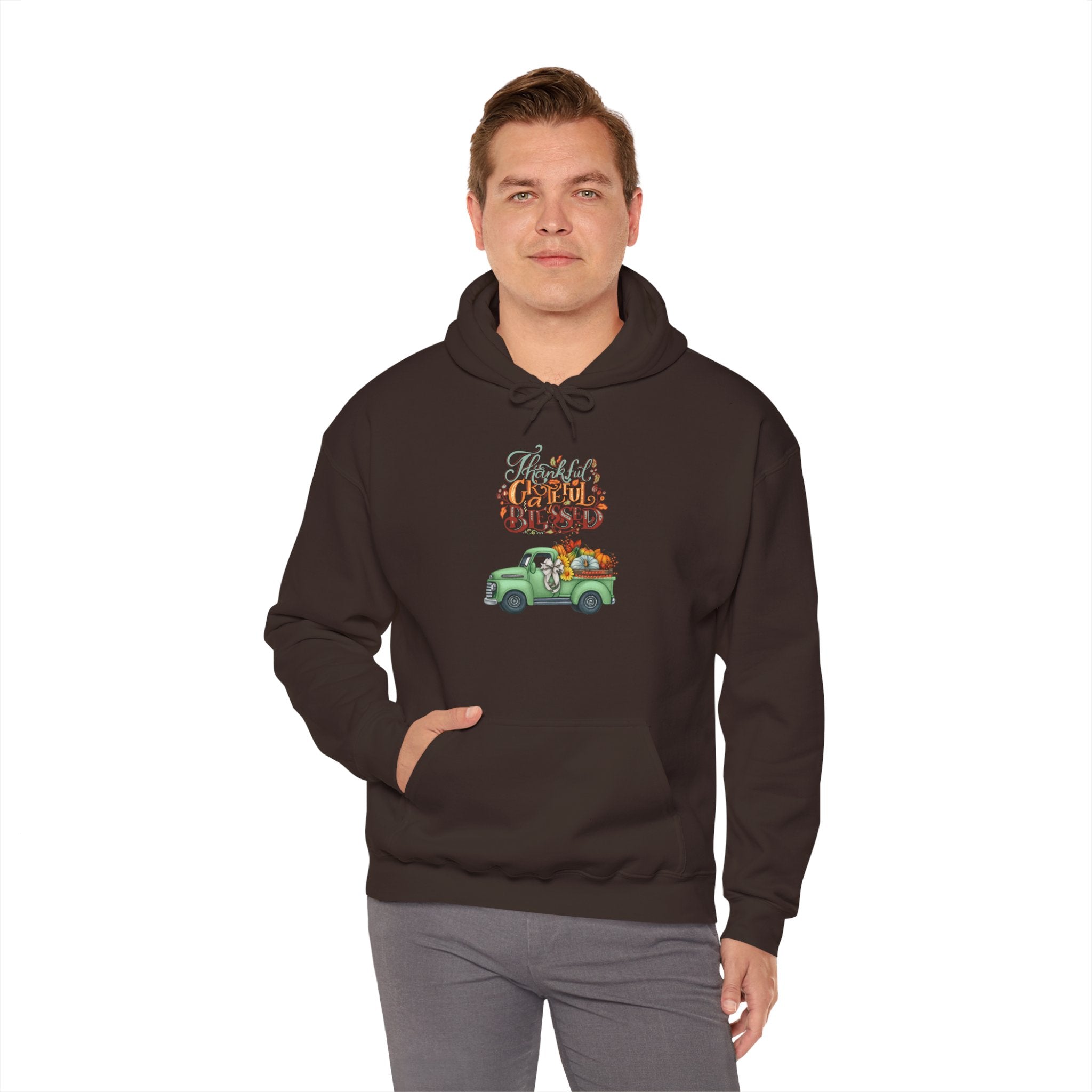 Festive Truck Sweatshirt - Cozy Holiday Hoodie, Winter Gift, Christmas Apparel, Unisex Clothing, Seasonal Fashion