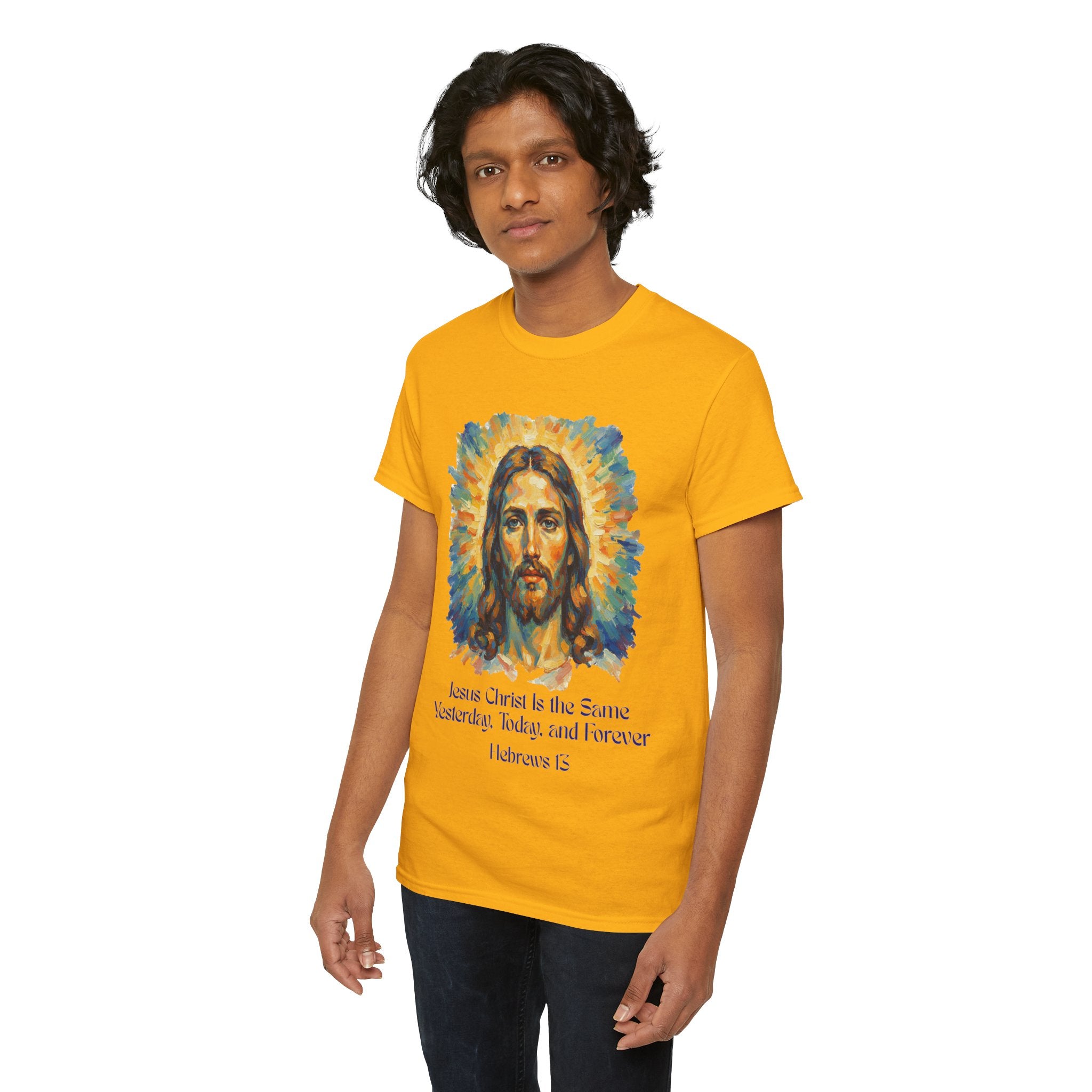 Jesus Portrait – Van Gogh Inspired Style Religious Inspirational Tee - Jesus Christ Design, Faith Shirt, Christian Clothing, Birthday Gift, Everyday Wear