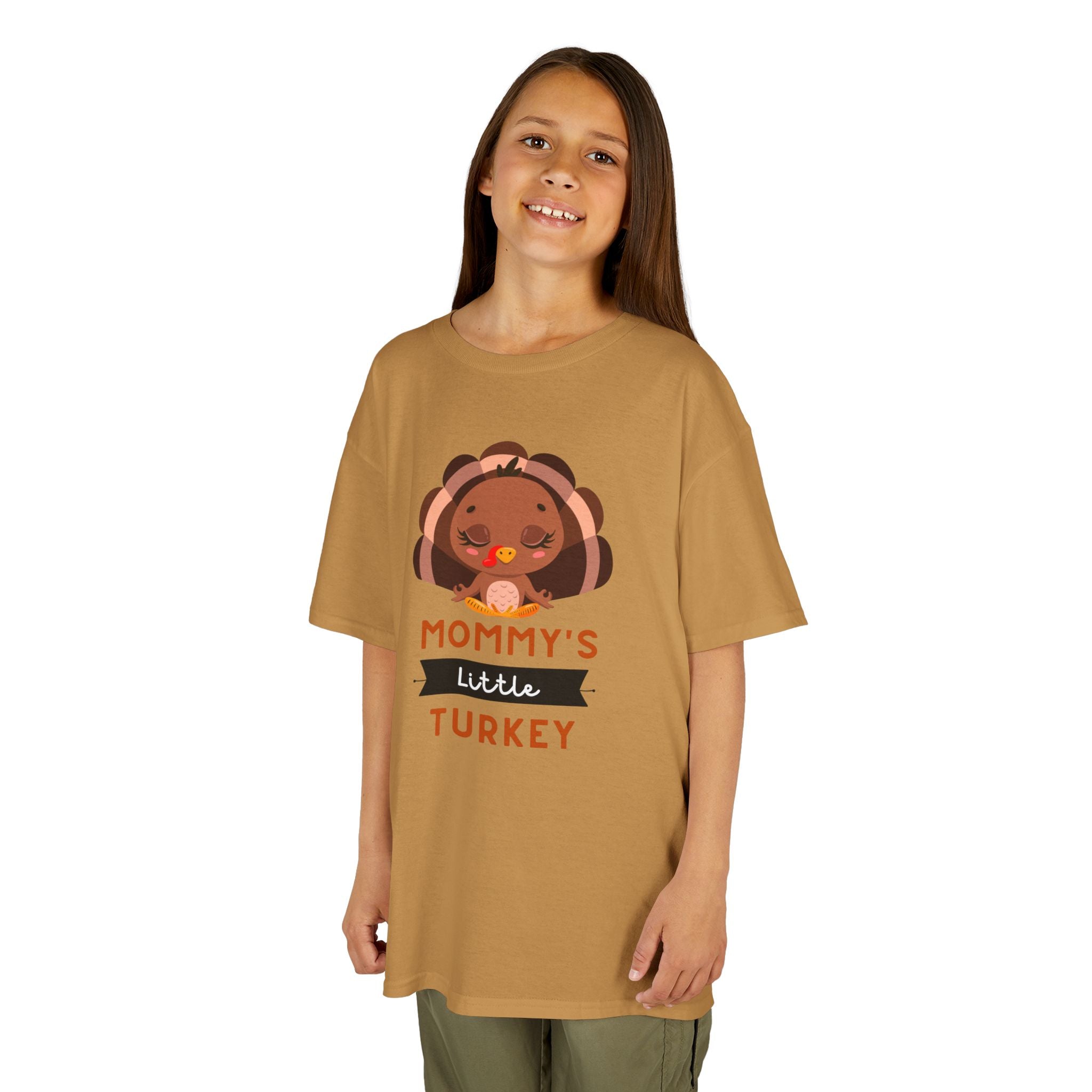 Kids Thanksgiving Tee, Mommy's Little Turkey Shirt, Fall Holiday Outfit, Thanksgiving Gift, Adorable Kids Fashion