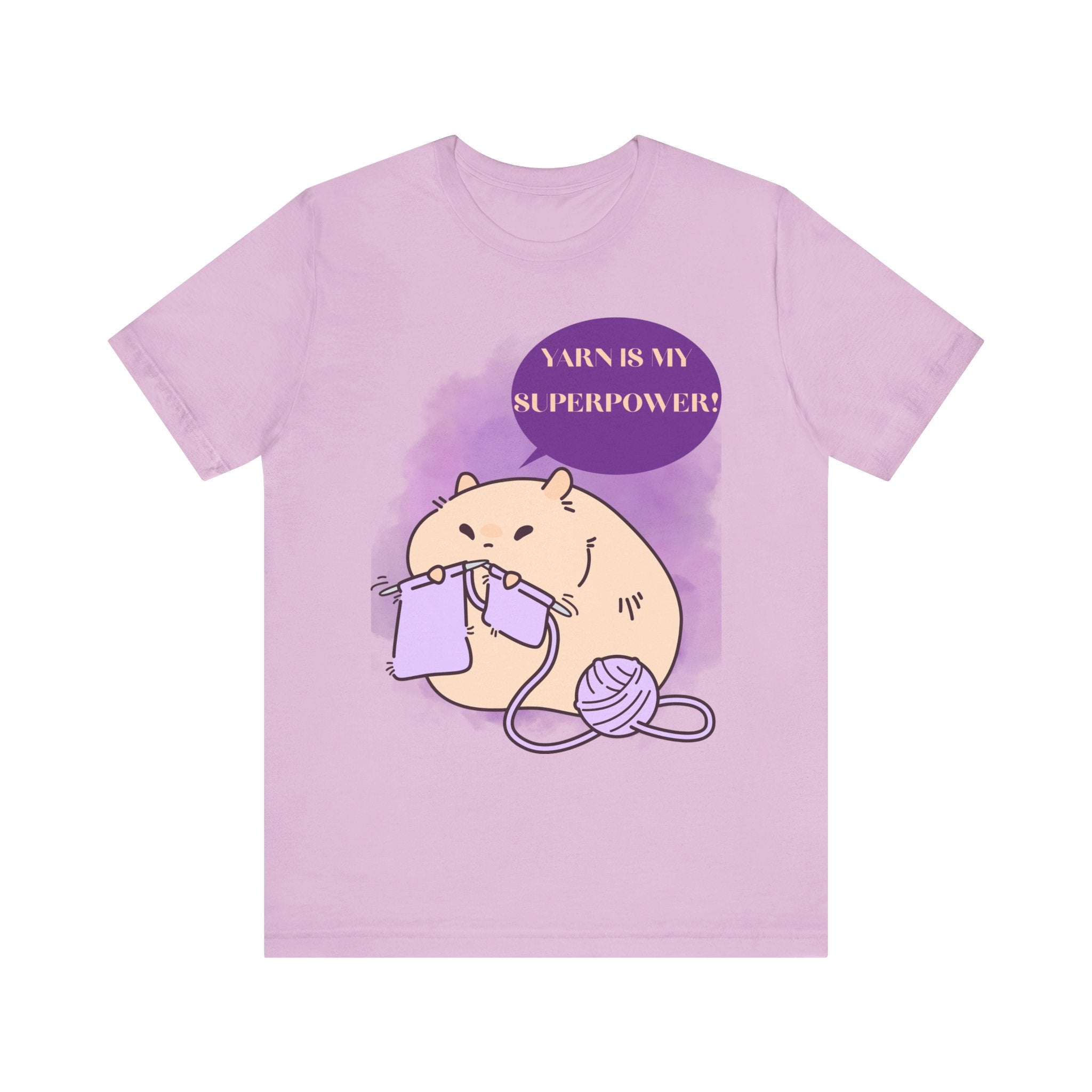 Yarn is my superpower! Crafty Knitting Tee for Crafters