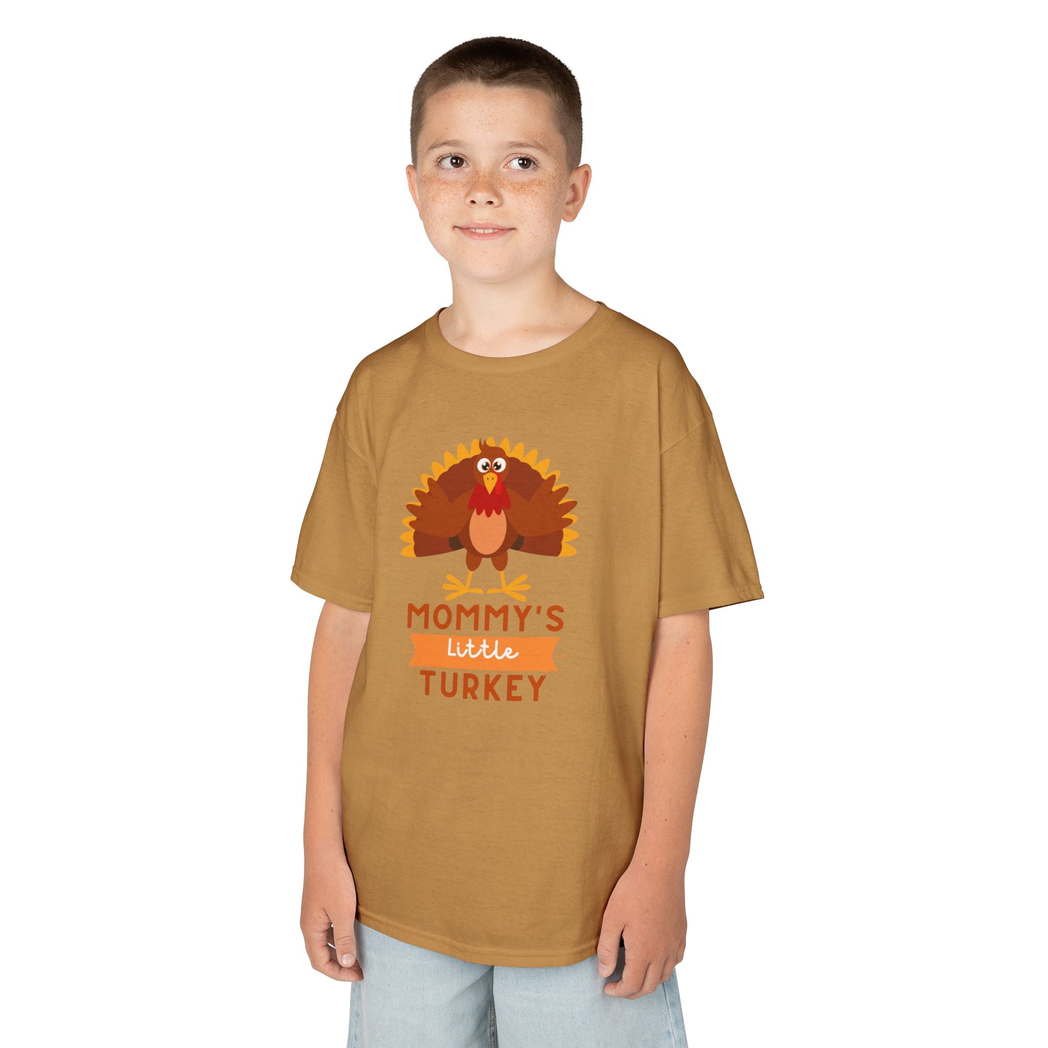 Mommy's Little Turkey Kids Tee - Thanksgiving Gift, Holiday Apparel, Cute Kids Clothing, Family Gathering, Kid's Casual Wear