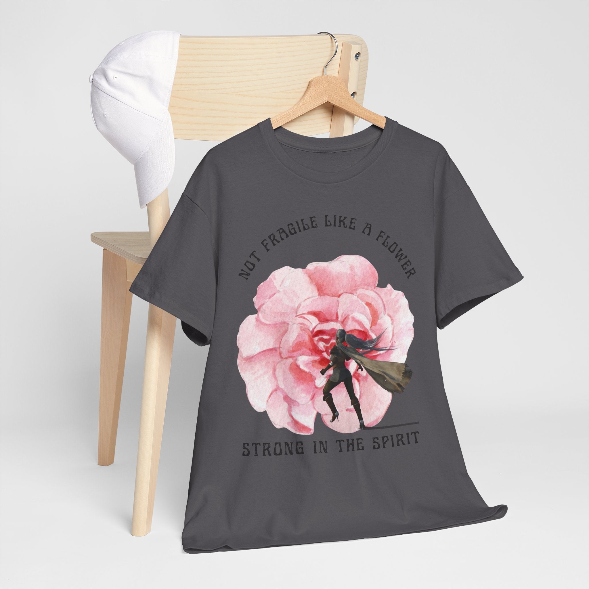 Floral Empowerment Tee, Not Fragile Like a Flower, Strong in the Spirit Shirt, Inspirational Unisex T-Shirt, Gift for Women, [...]